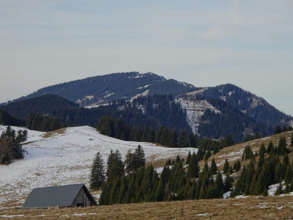 The <i>Hochlantsch</i> seen from the trail towards <i>Haberlstallhütte</i>