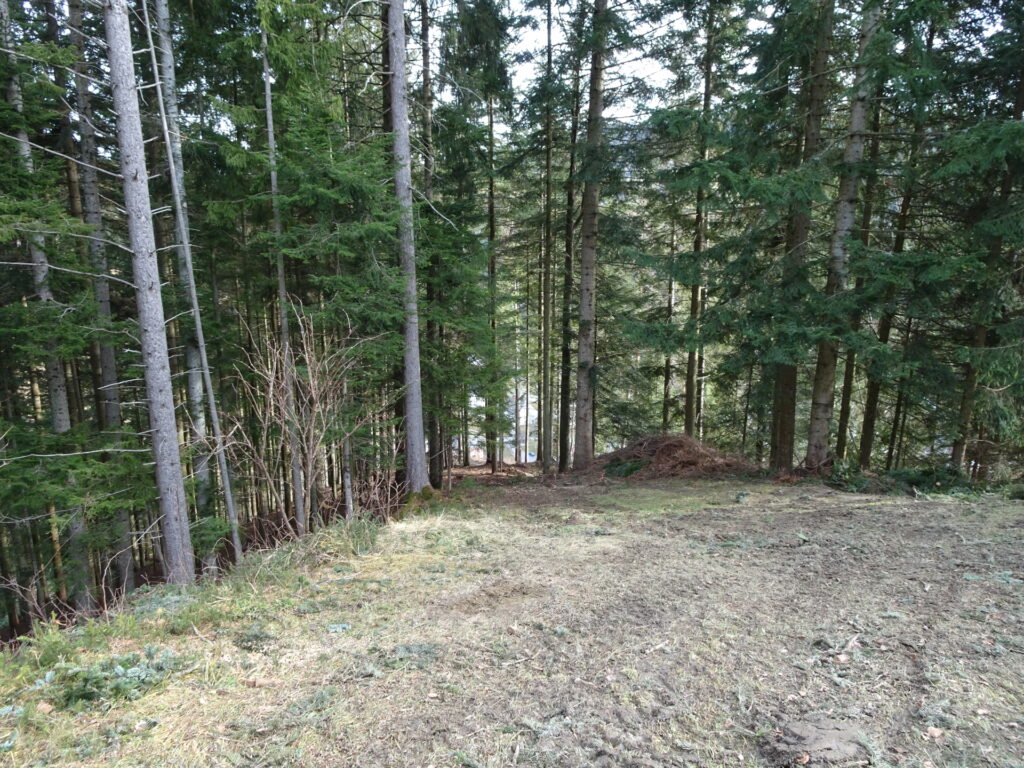 The trail down to <i>Gasen</i>