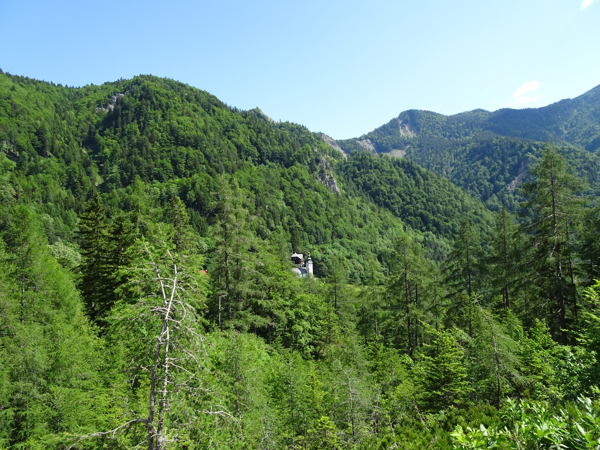 Scenic view from the <i>Bornova pot</i> trail