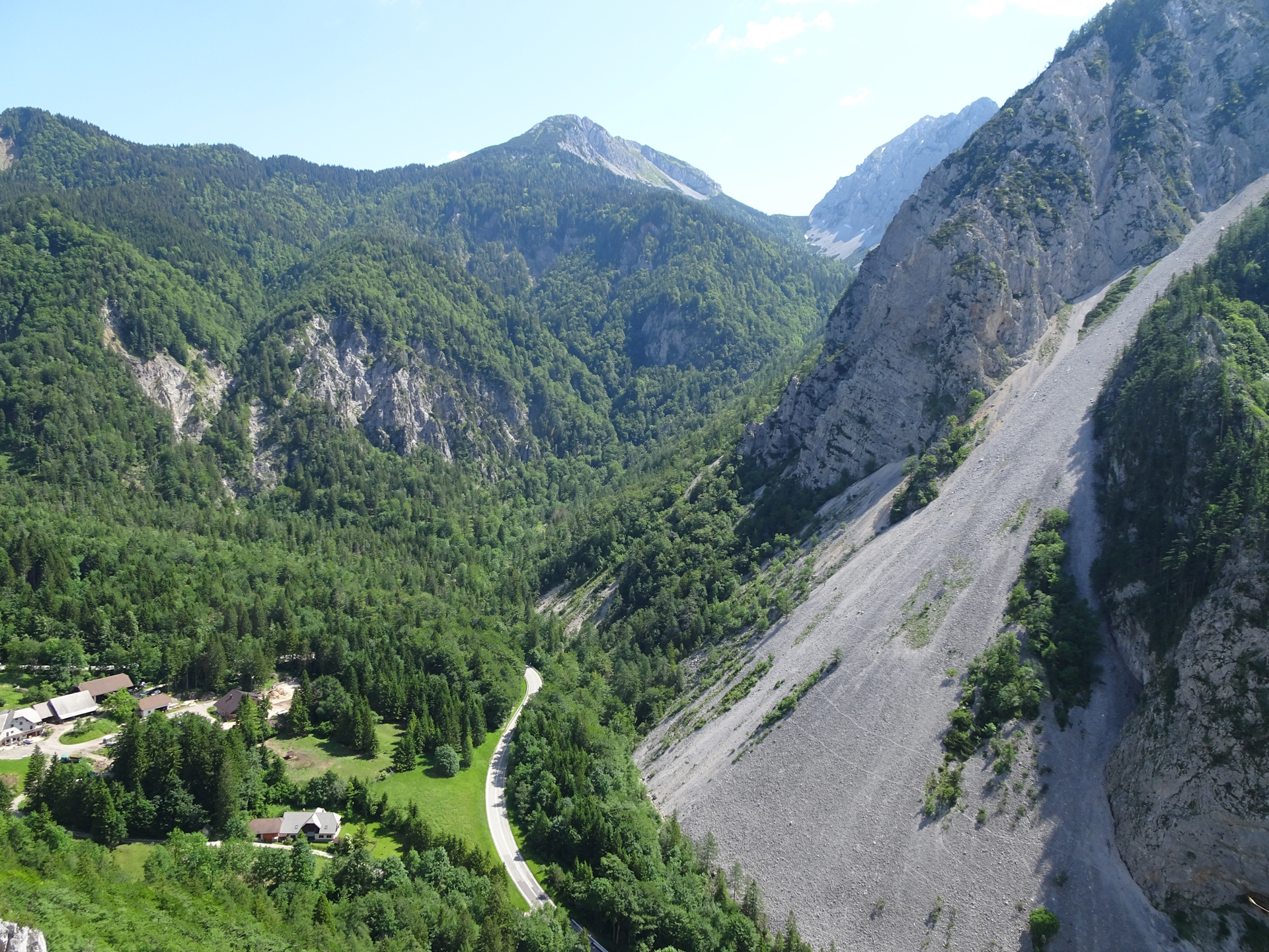 View from the tunnel window