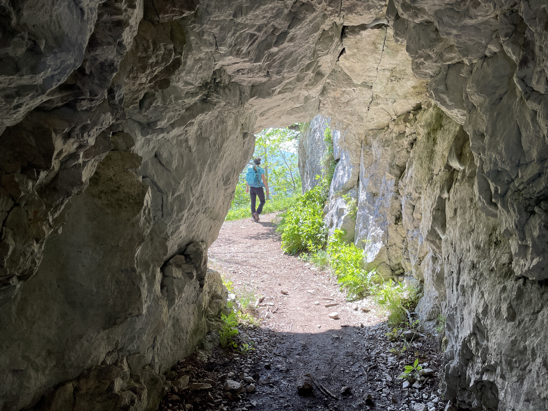 At the end of the tunnel