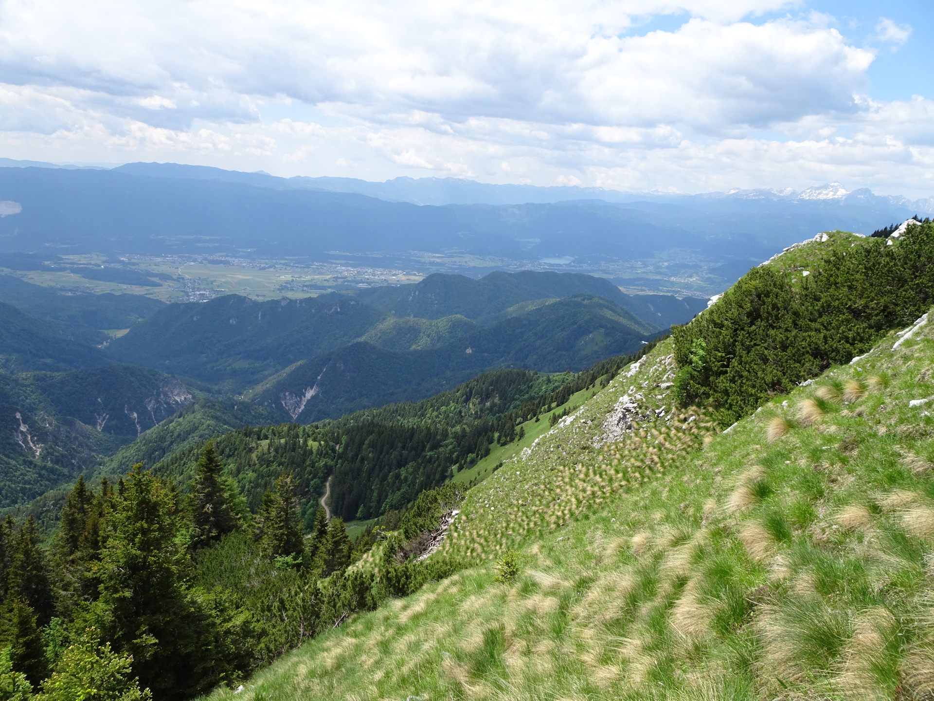 Amazing view from the steep trail