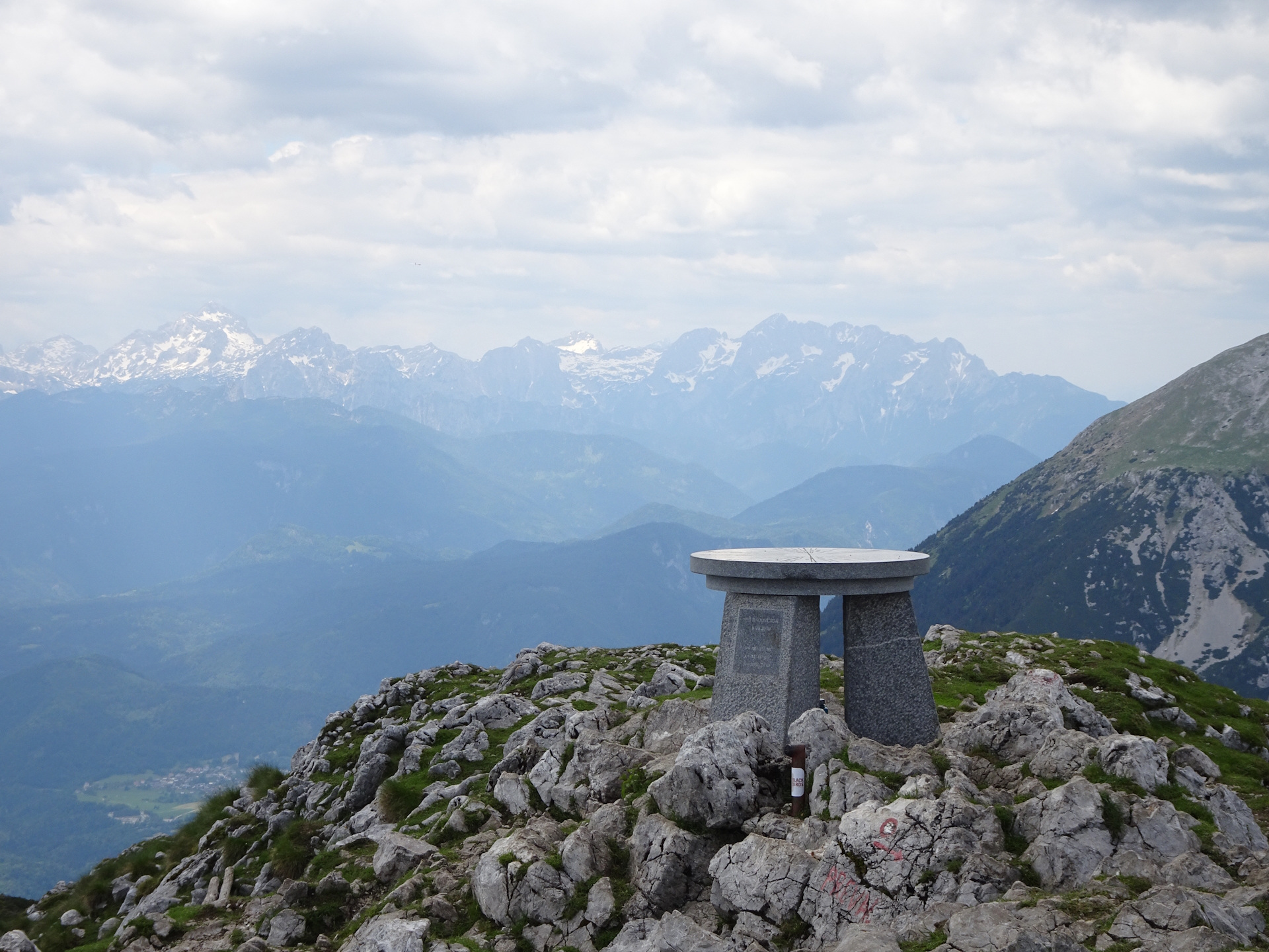 At the summit of <i>Veliki vrh (Begunjščica)</i>