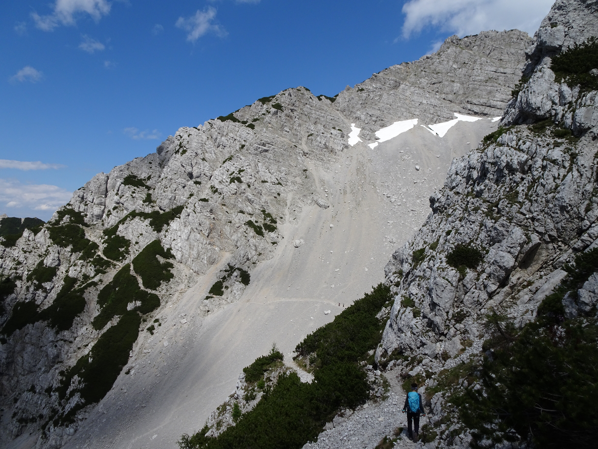 On the trail towards <i>Planinski dom na Zelenici</i>