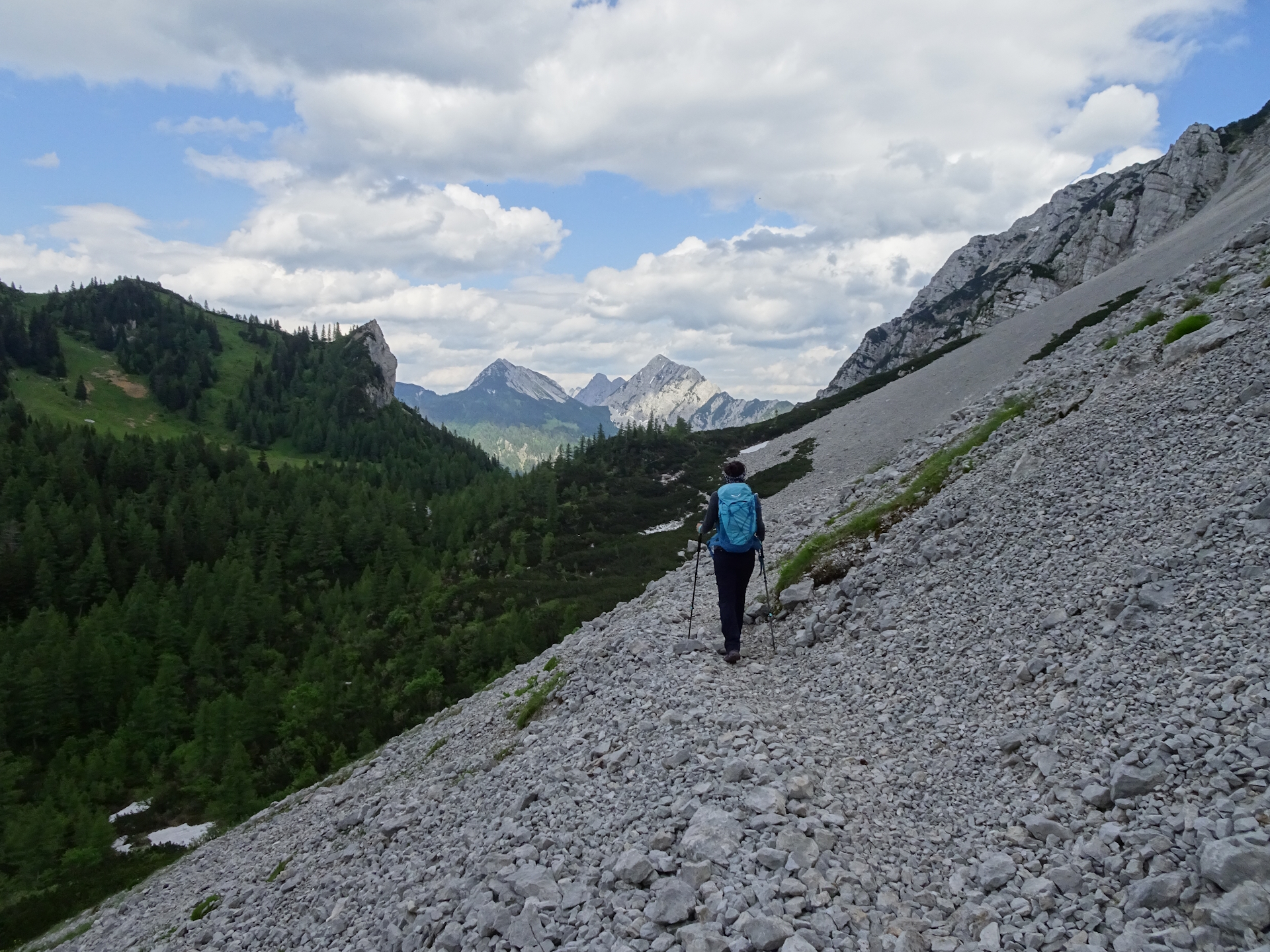 Enjoying a scenic trail
