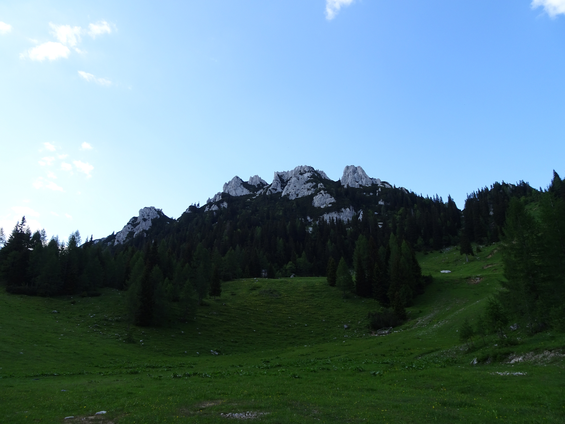 View back to <i>Planinski dom na Zelenici</i>