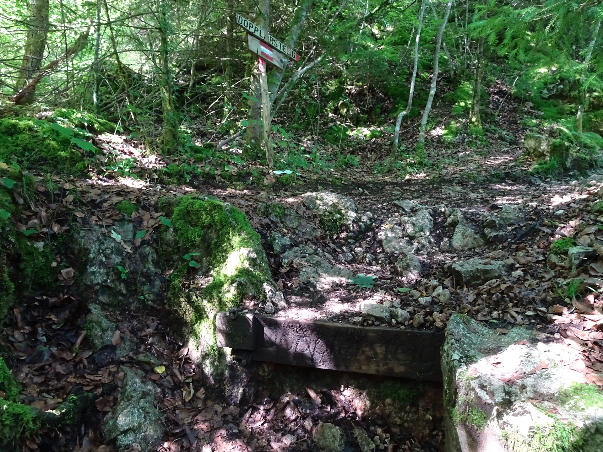 First meters of <i>Dopplersteig</i>