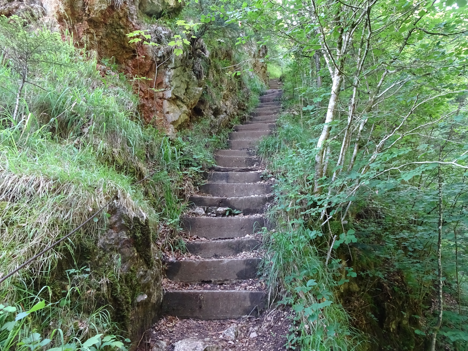 The first set of stairs at <i>Dopplersteig</i>