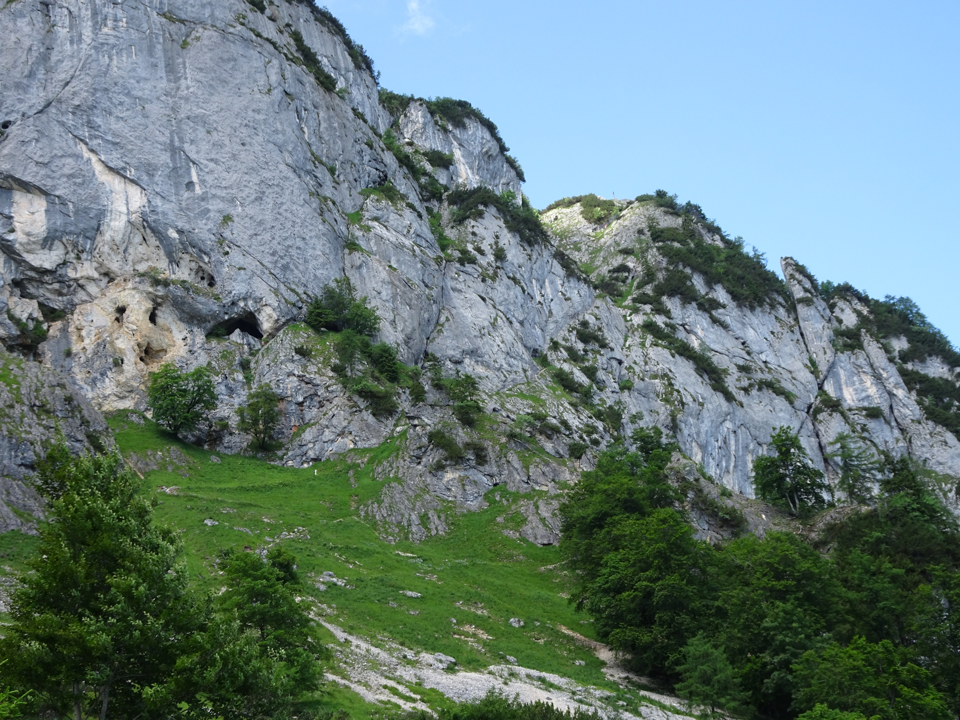 The headwall of <i>Dopplersteig</i>