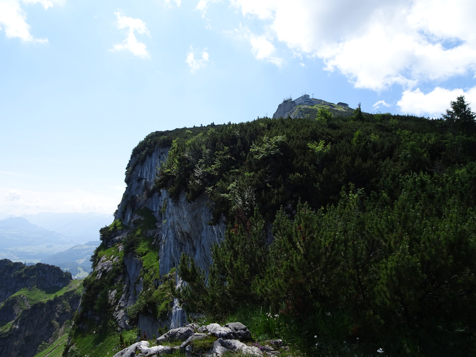 The <i>Untersberg</i> seen from <i>Taxhamer Kreuz</i>