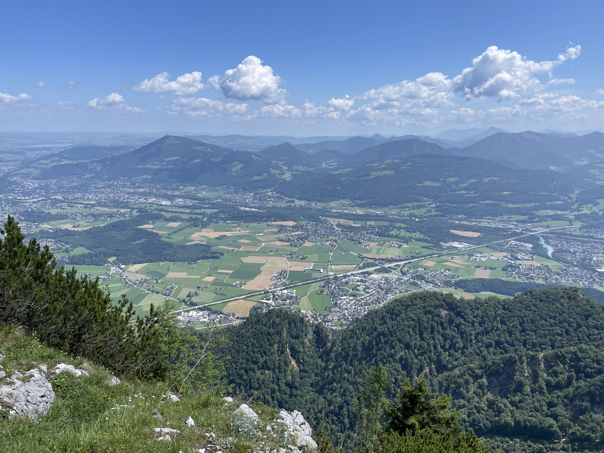 View from <i>Taxhamer Kreuz</i>
