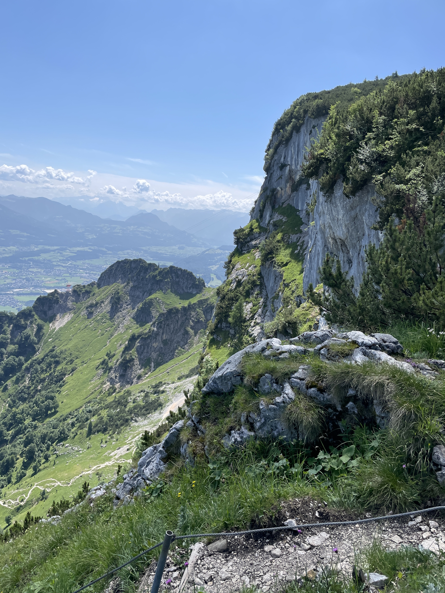 View towards <i>Untersberg</i> from <i>Taxhamer Kreuz</i>