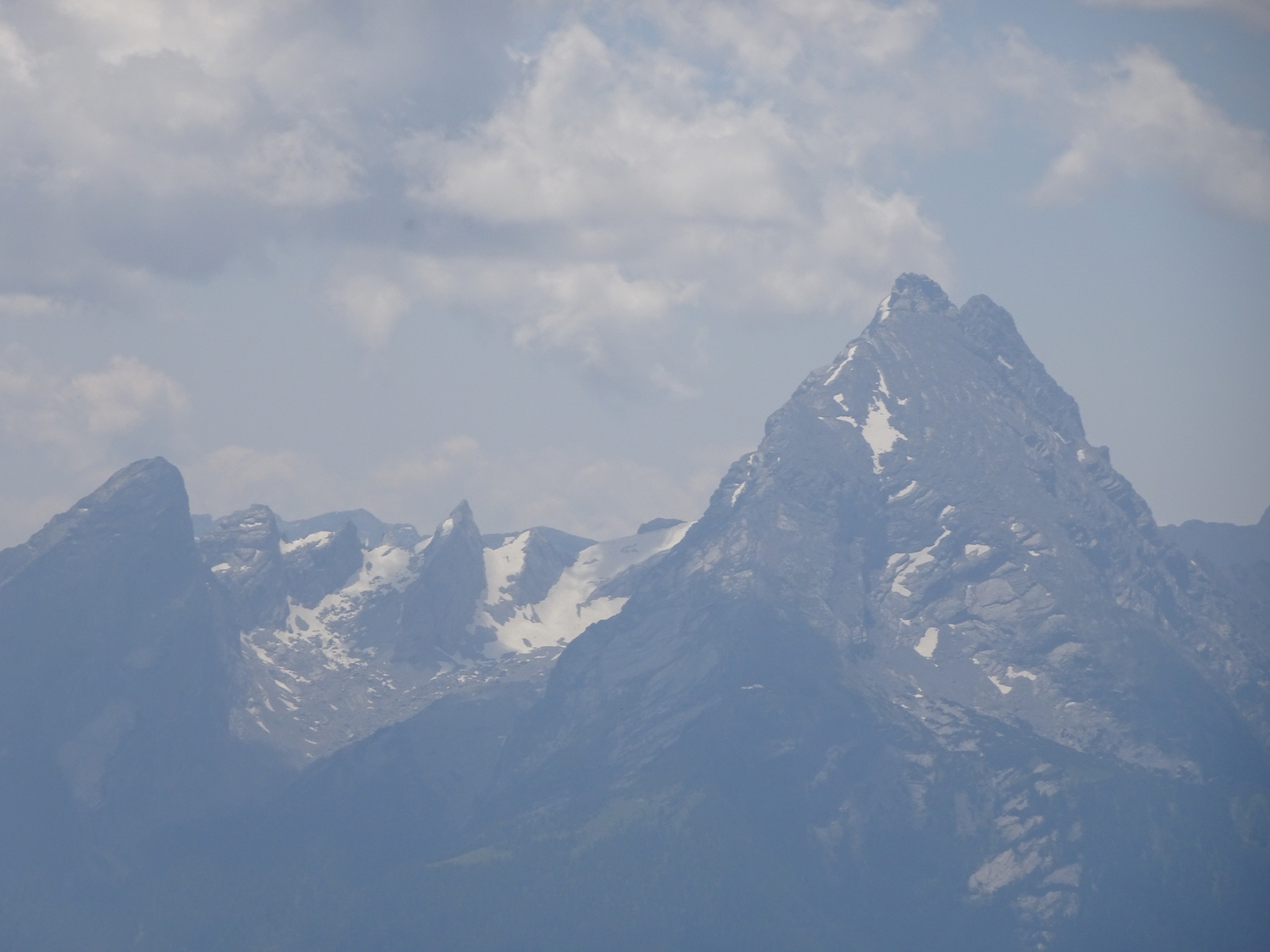 Distance view towards the <i>Watzmann</i> group