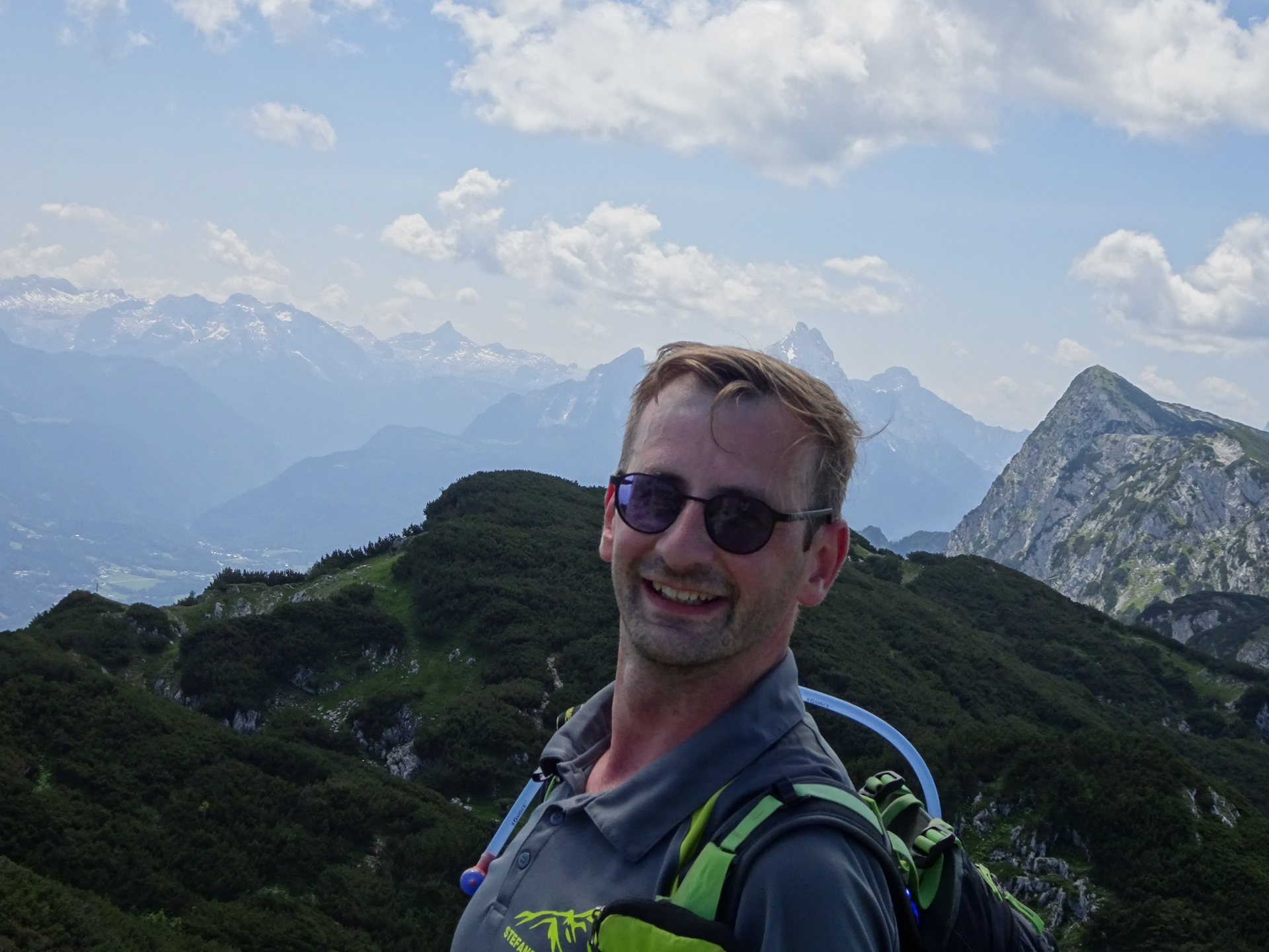Stefan in front of <i>Watzmann</i>