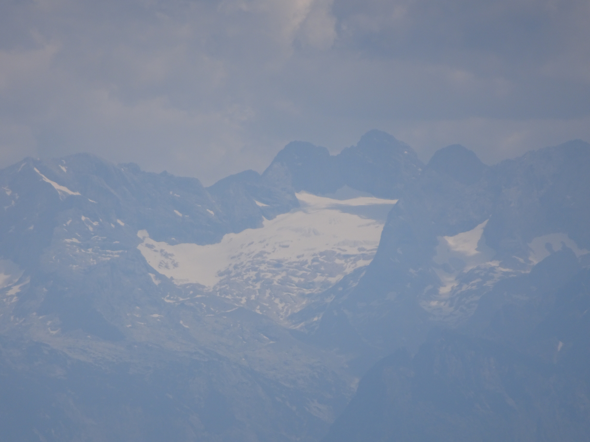 The impressive <i>Dachstein</i> seen from <i>Geiereck</i>