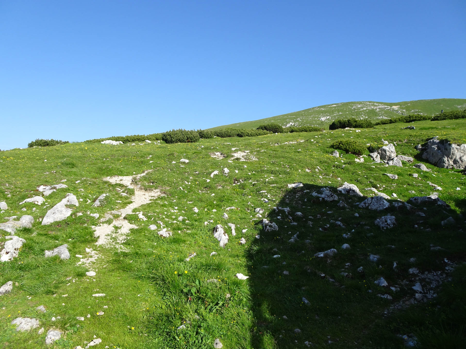 Starting the hike from <i>Graf-Meran Haus</i>