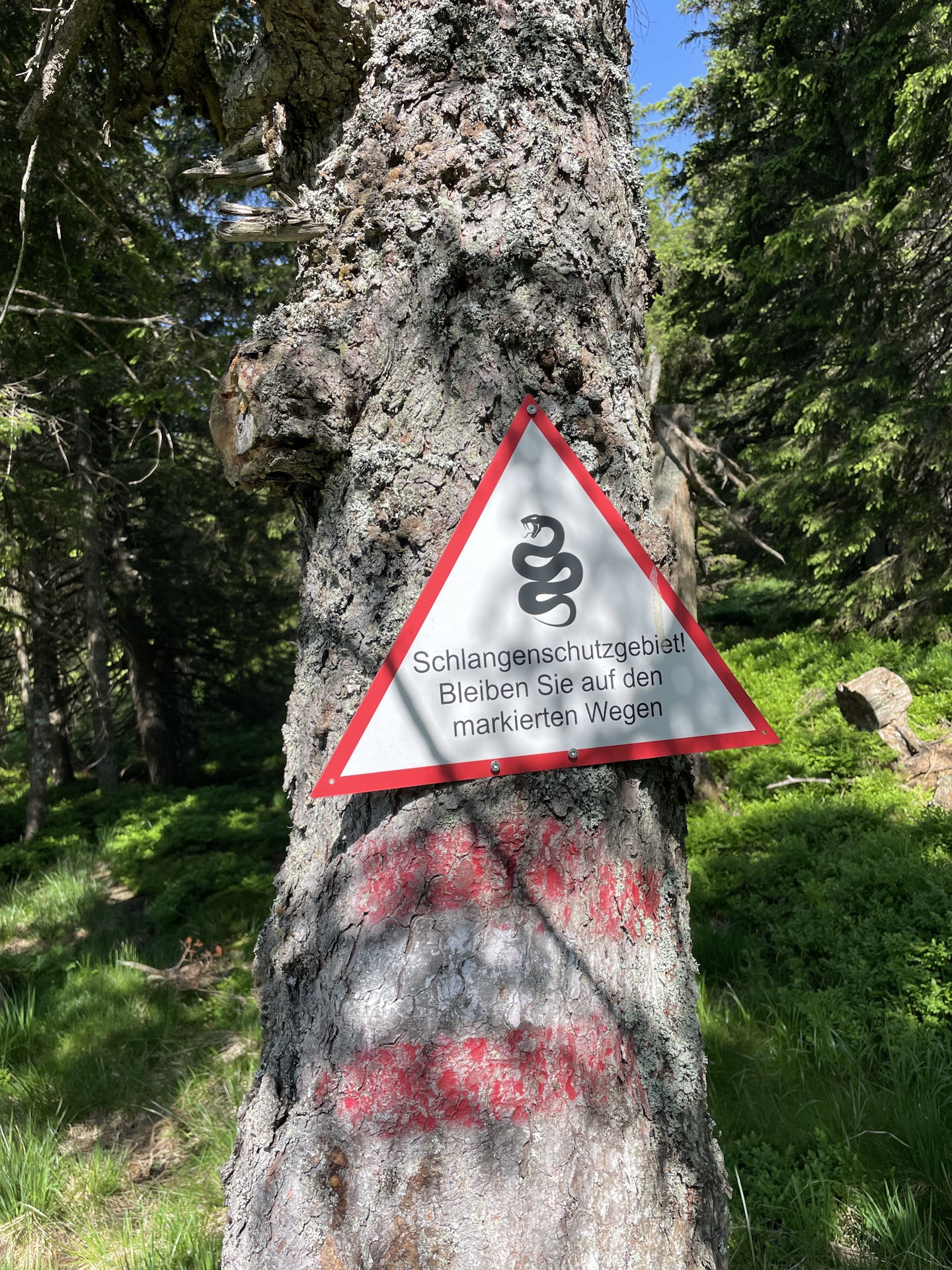 Take this serious and stay on the marked routes!