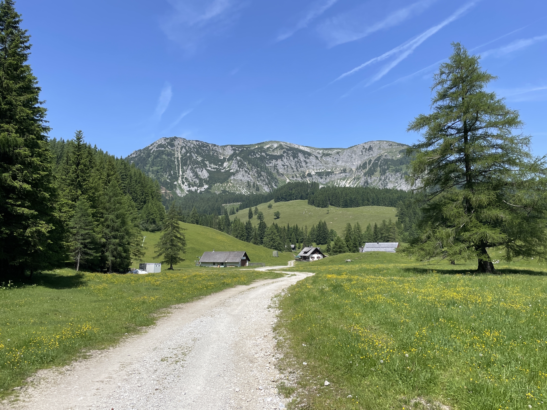 Approaching <i>Göriacher Alm</i>