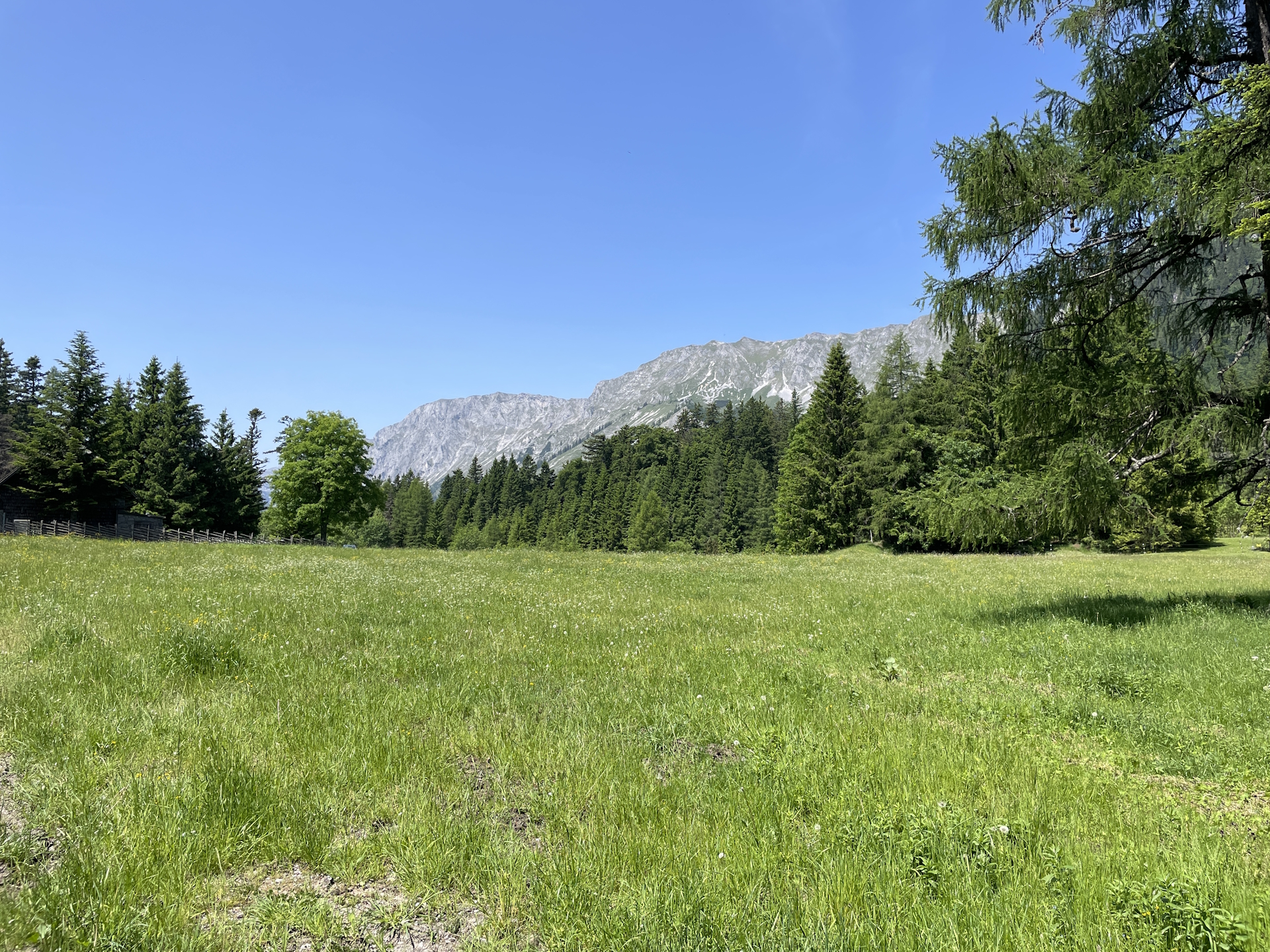 View from the trail up to <i>Seebergsattel</i>