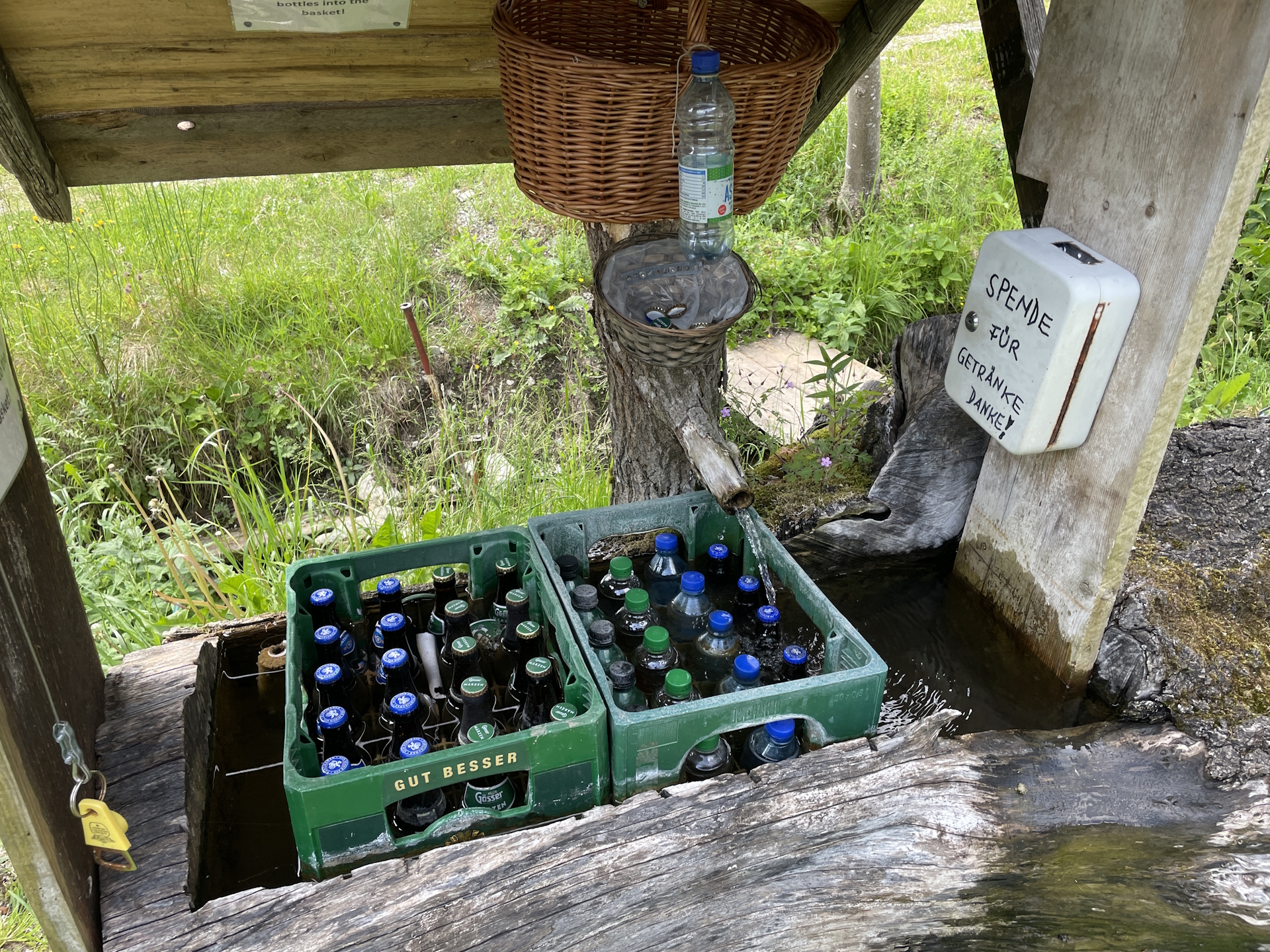 The "refilling station" in <i>Seewiesen</i>