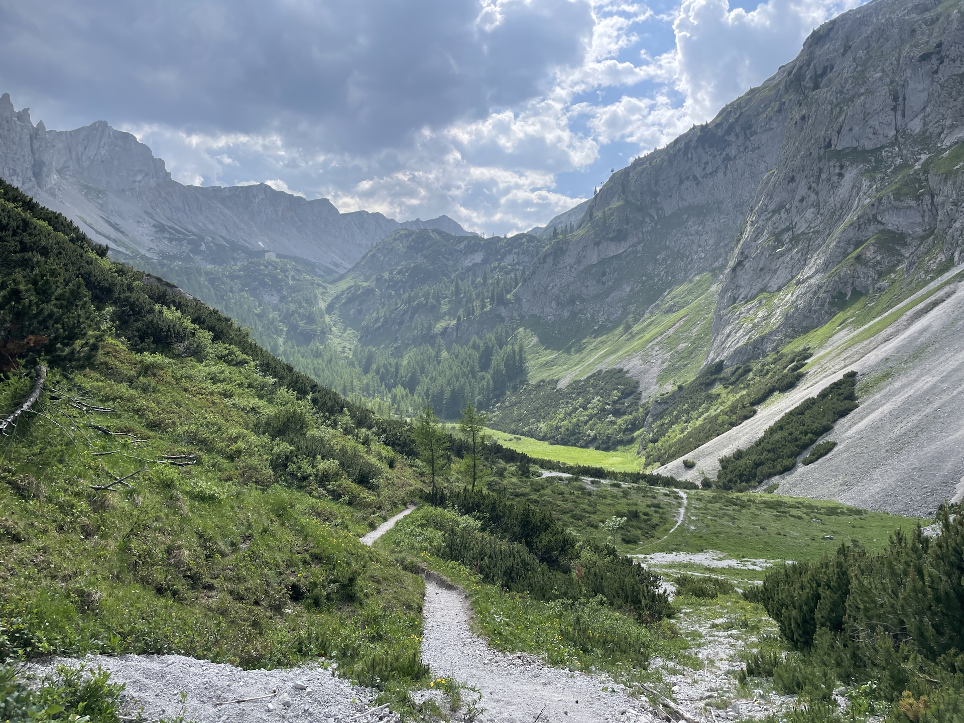 Towards <i>Voisthalerhütte</i>