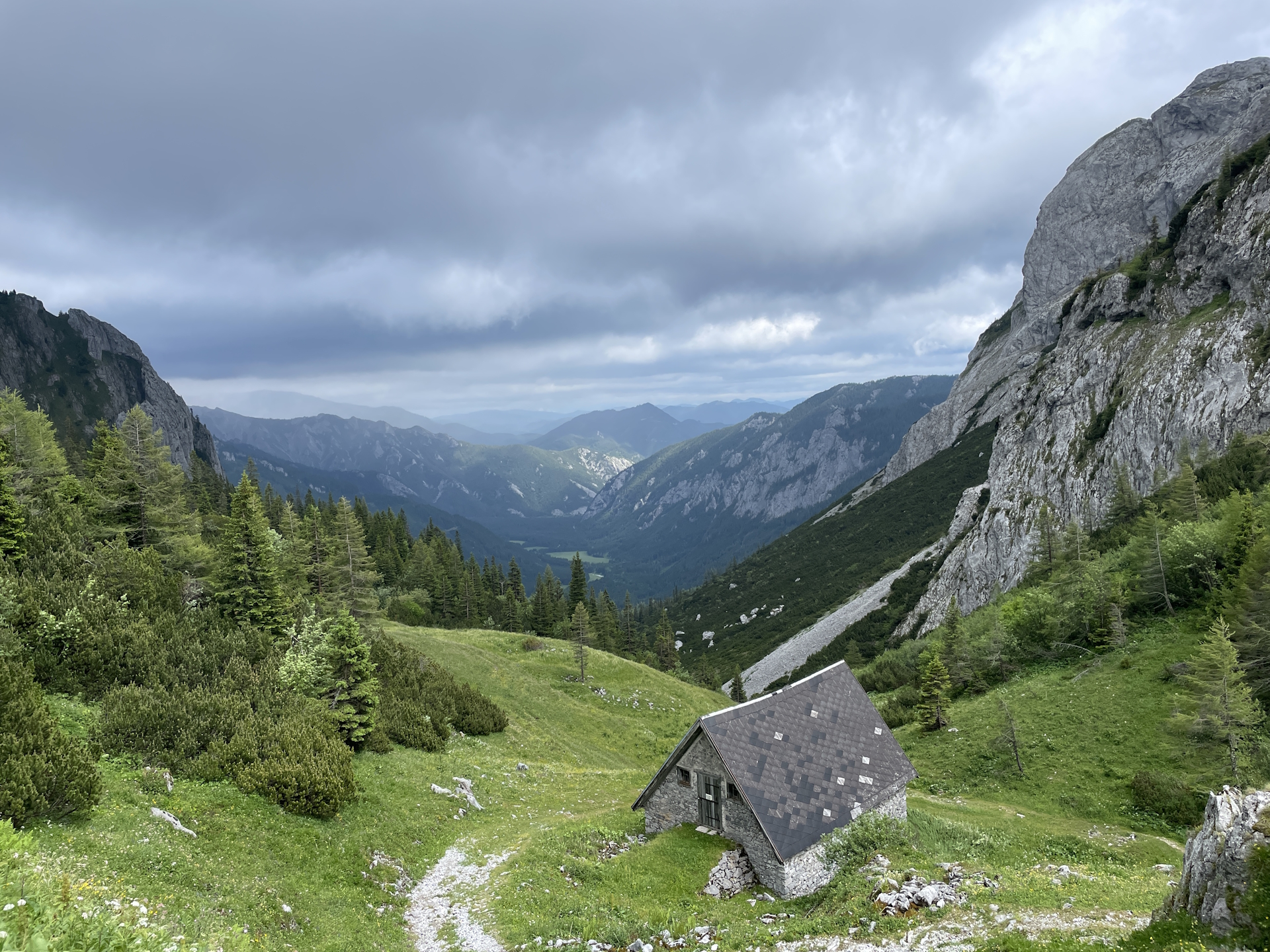 Weather got better at the <i>Häuslalm</i>