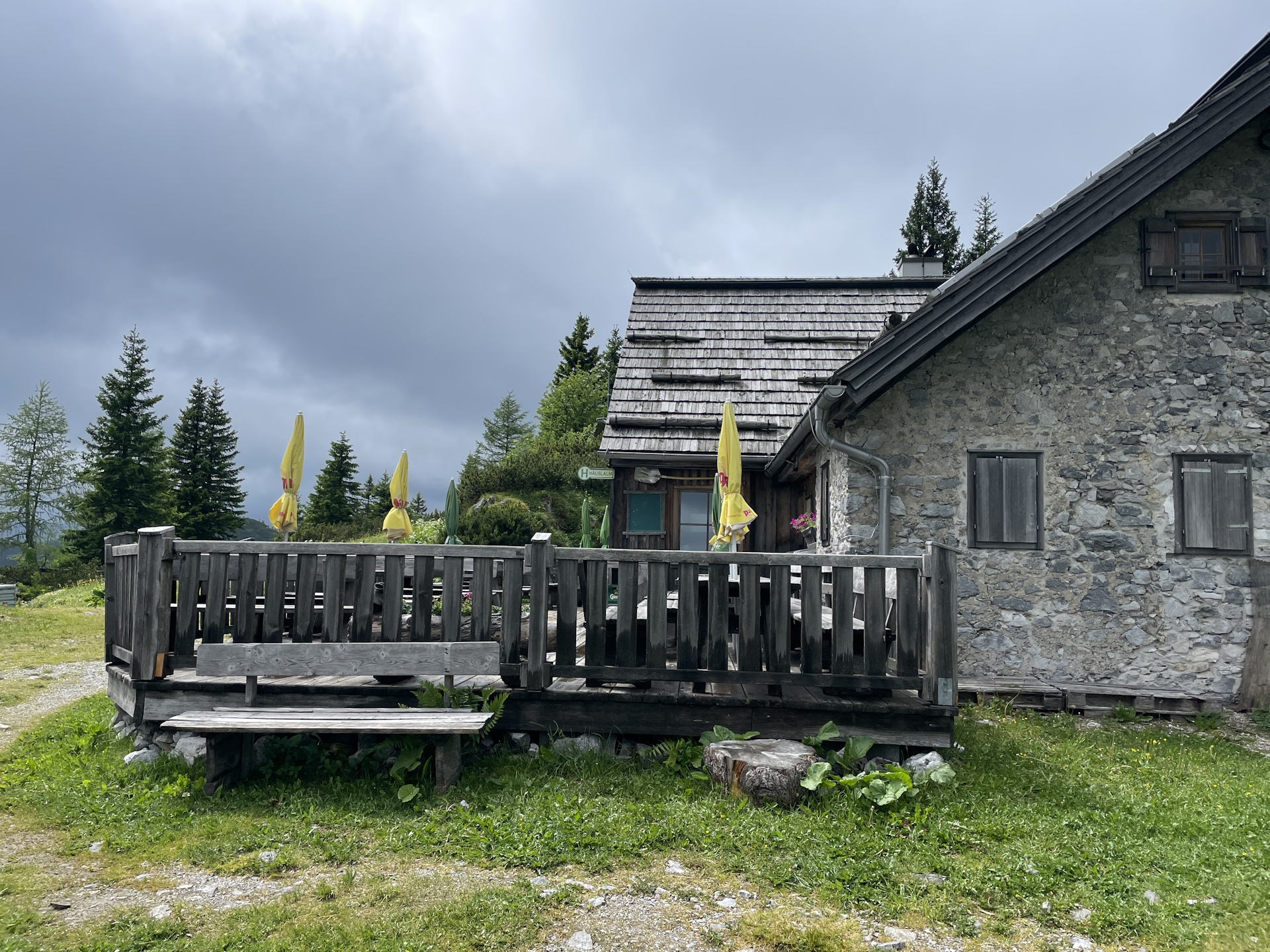 The <i>Häuslalm</i> was unfortunately closed