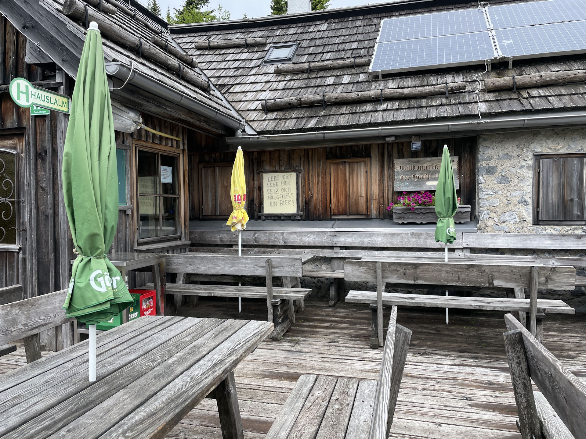 The closed <i>Häuslalm</i>