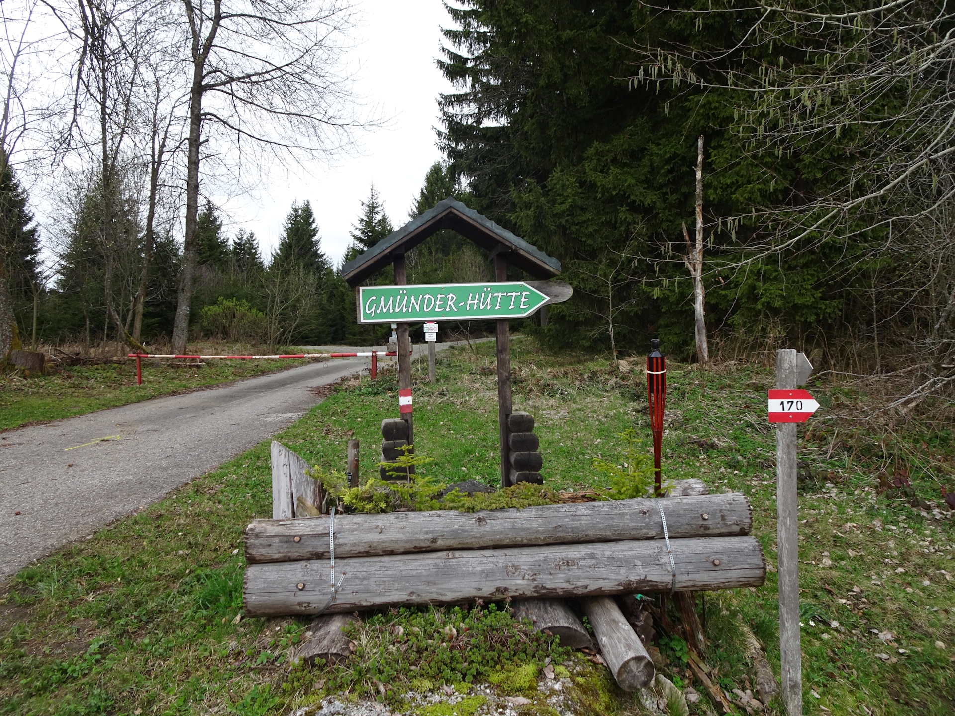 On the first meters towards the Czech border