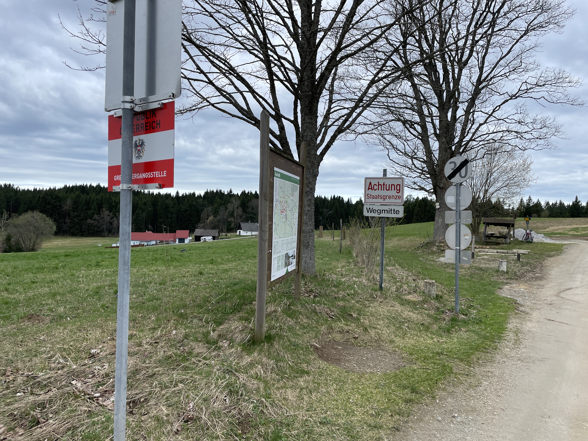 At the Czech border