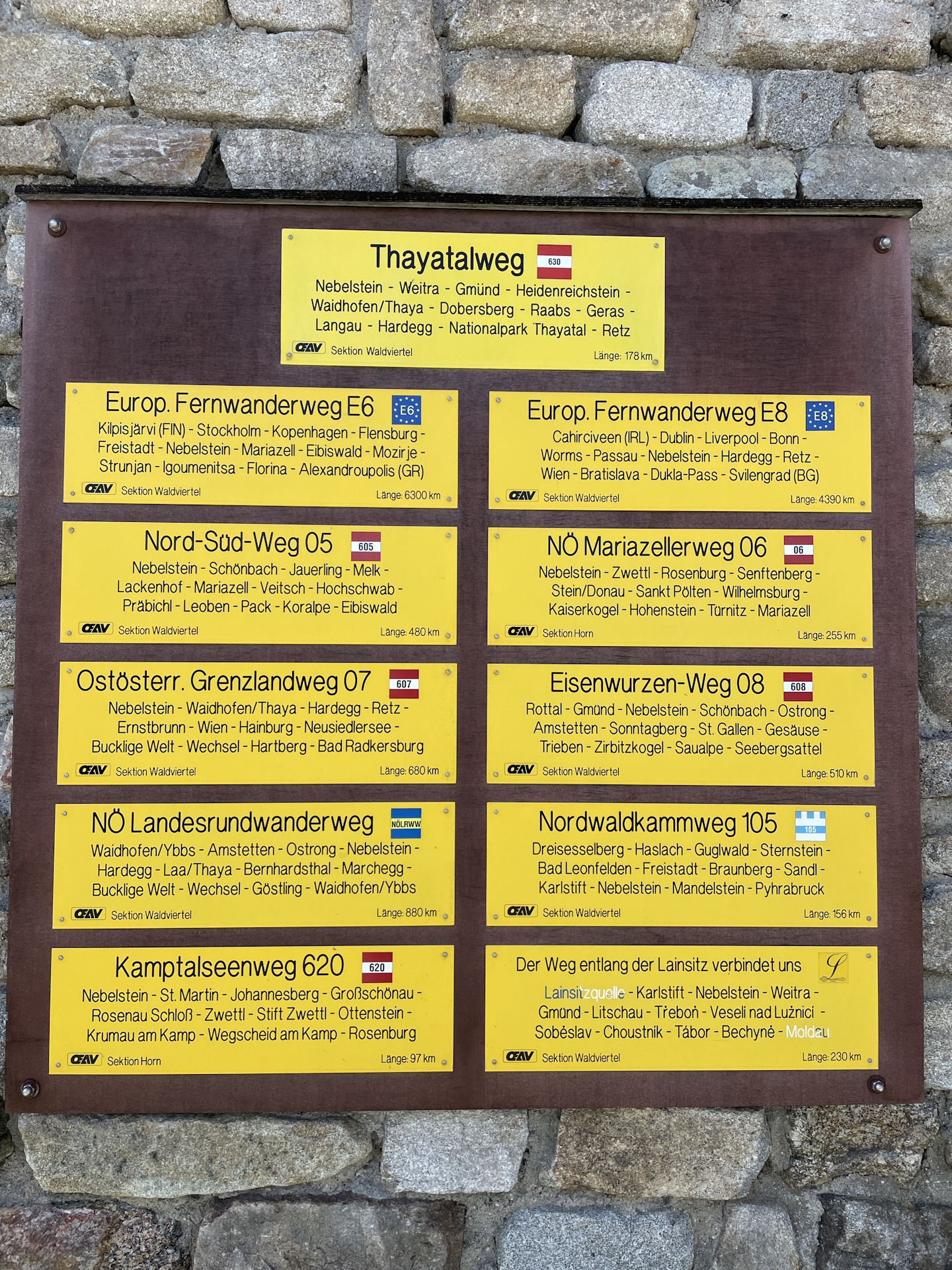 Many local and long-distance trails start here!