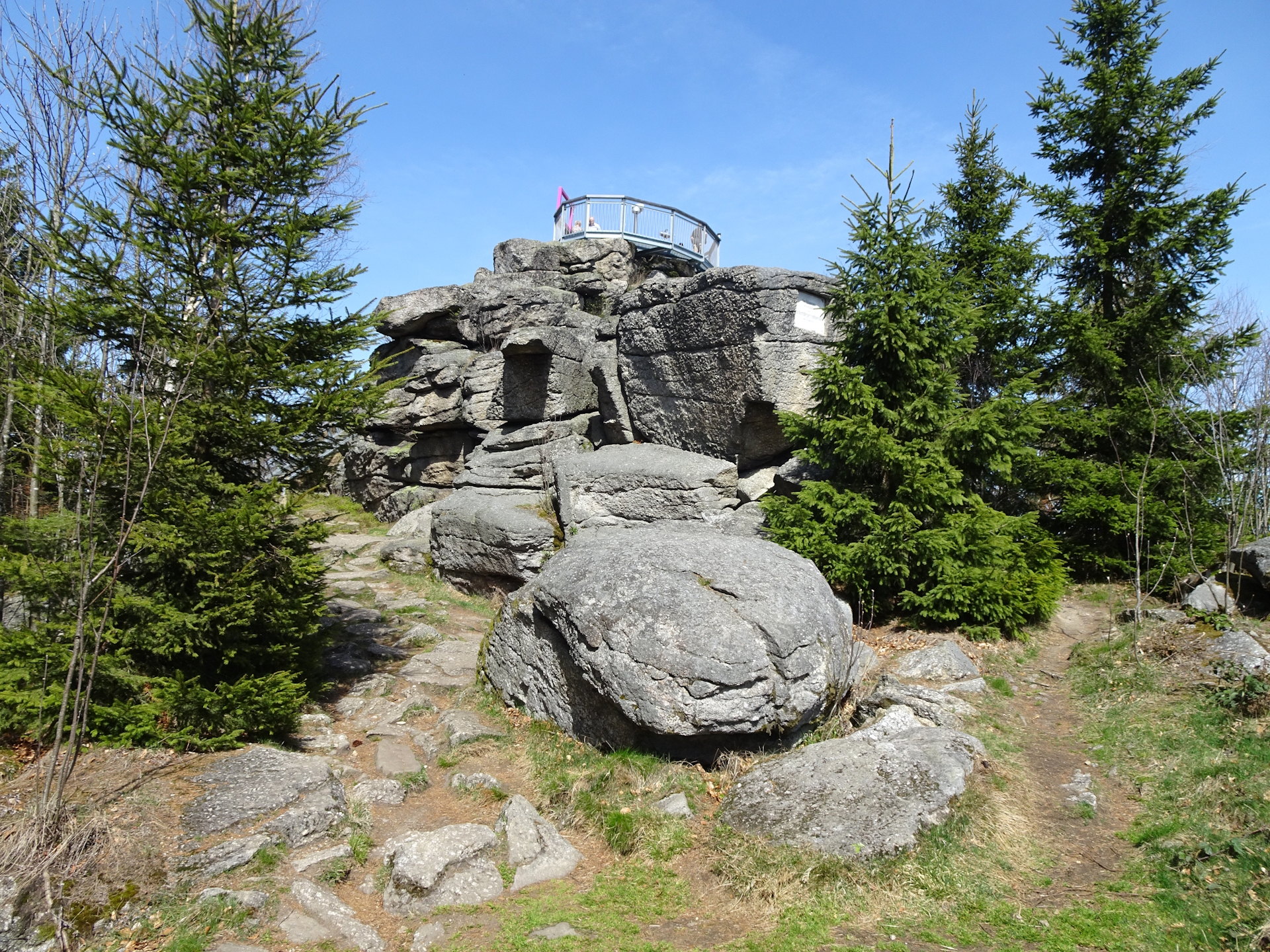 The <i>Nebelstein</i> viewing platform