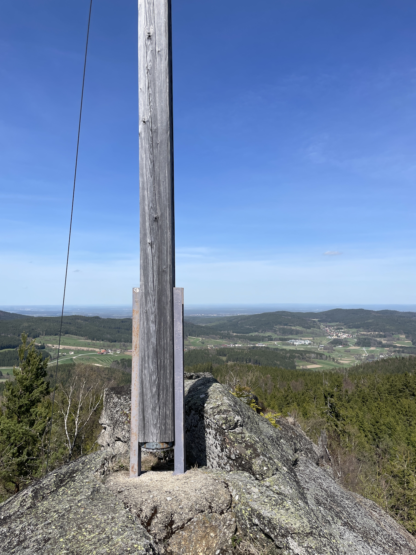 At the summit of <i>Nebelstein</i>