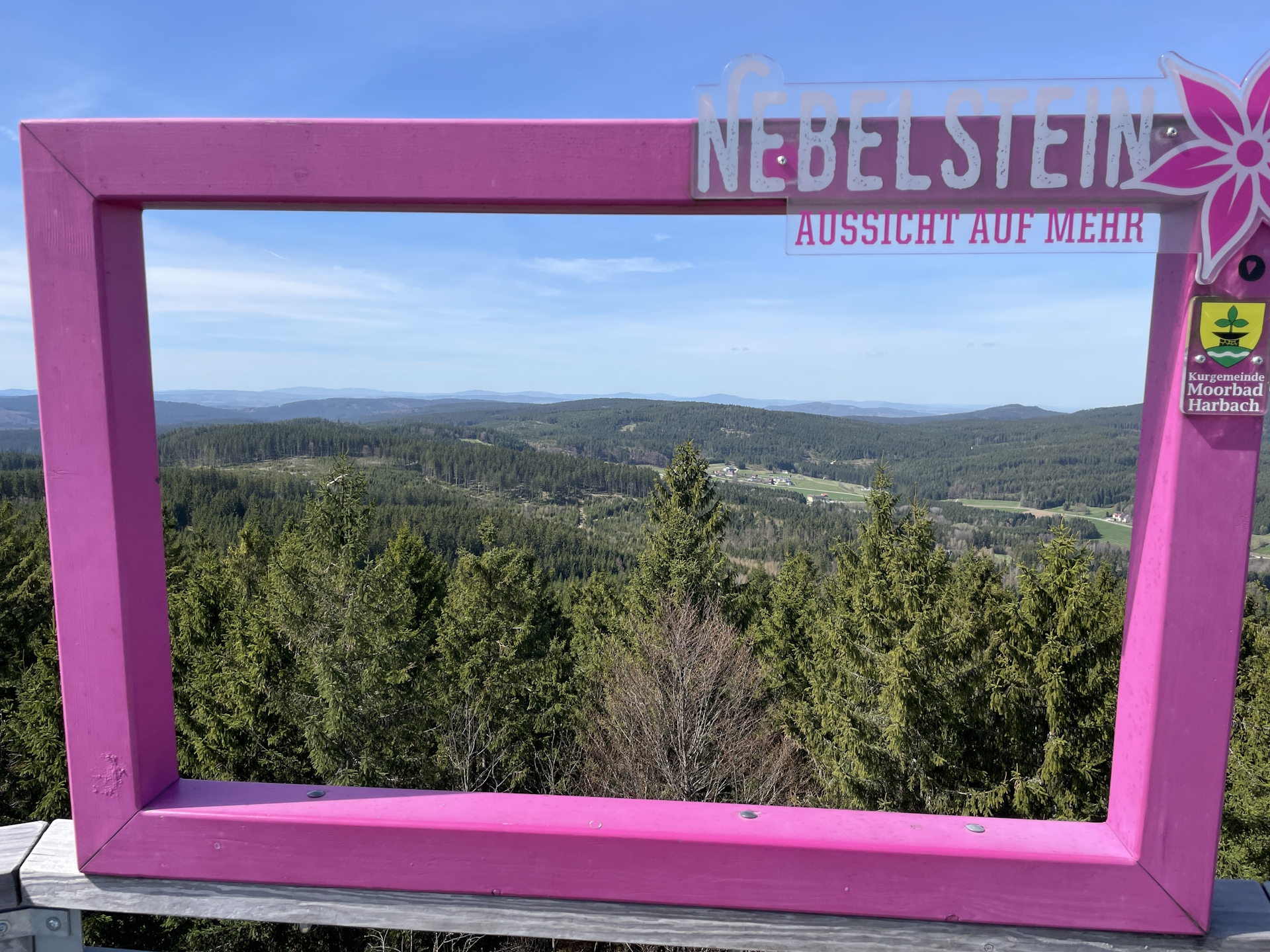 At the summit of <i>Nebelstein</i>