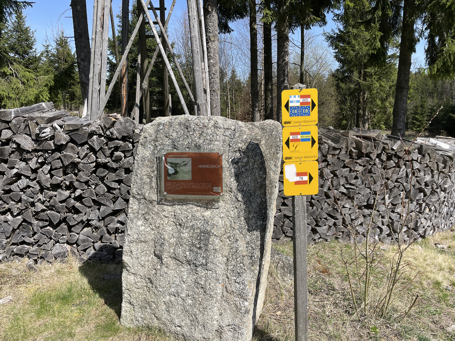 On the first meters of <i>Nord-Süd-Weitwanderweg</i>