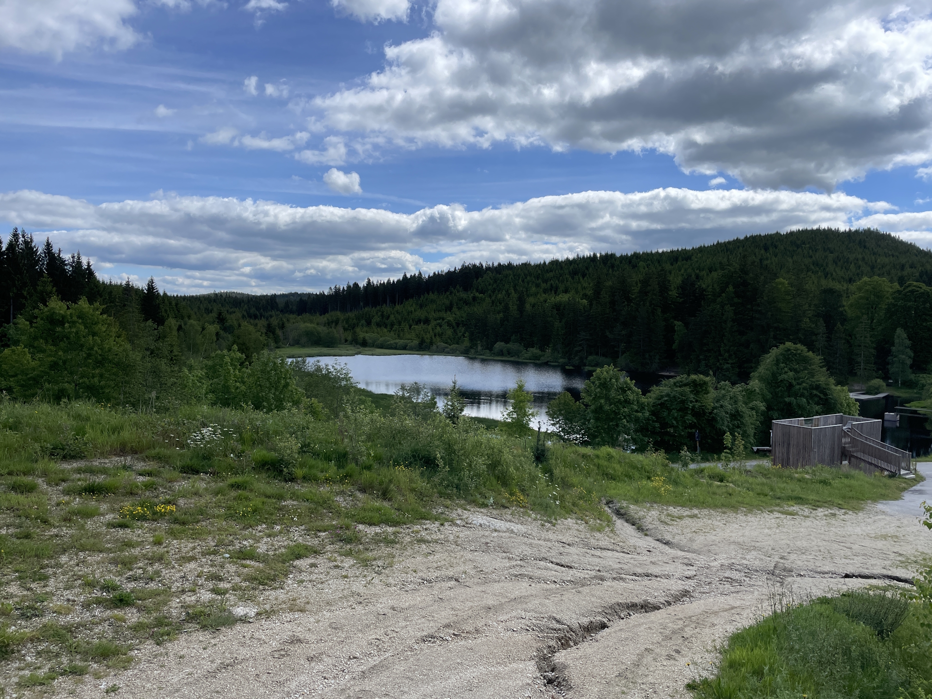 Approaching <i>Rubner Teich</i>