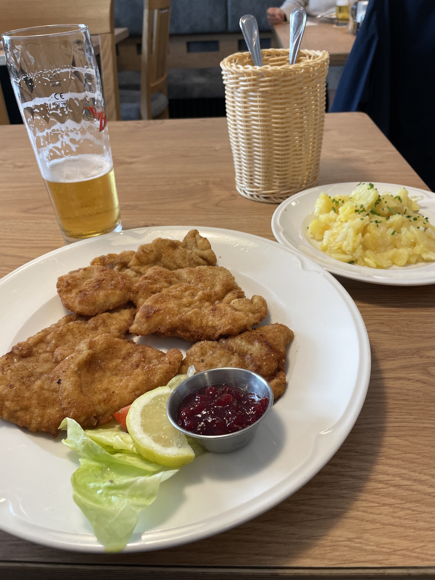 Well deserved lunch at <i>Gasthof Kerschbaummayr</i> in <i>Arbesbach</i> 