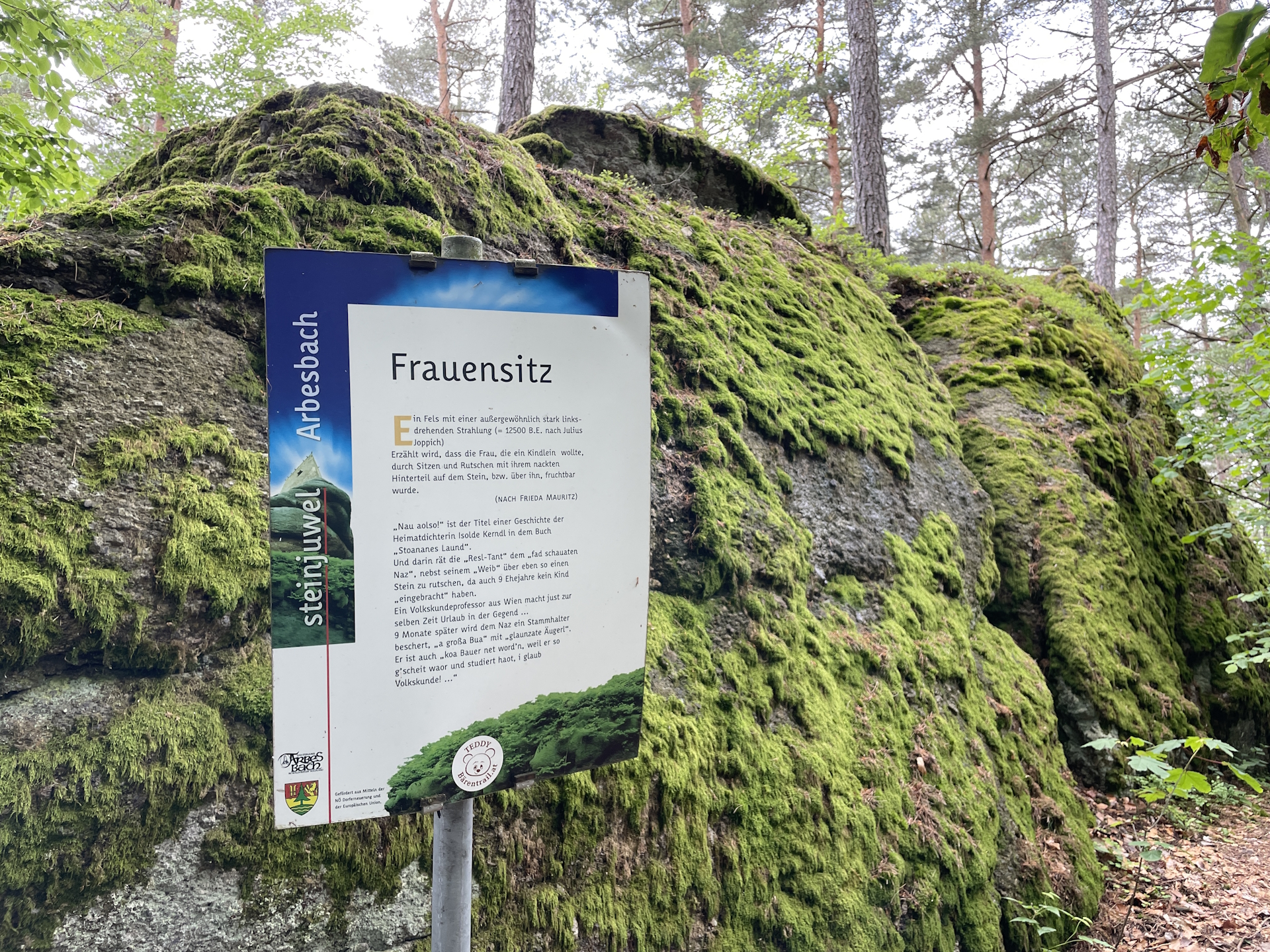 Detour to the <i>Frauensitz</i> in <i>Arbesbach</i>