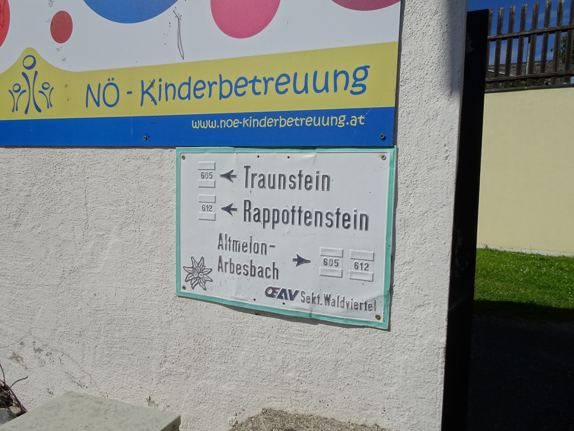 Following the trail towards <i>Traunstein</i>