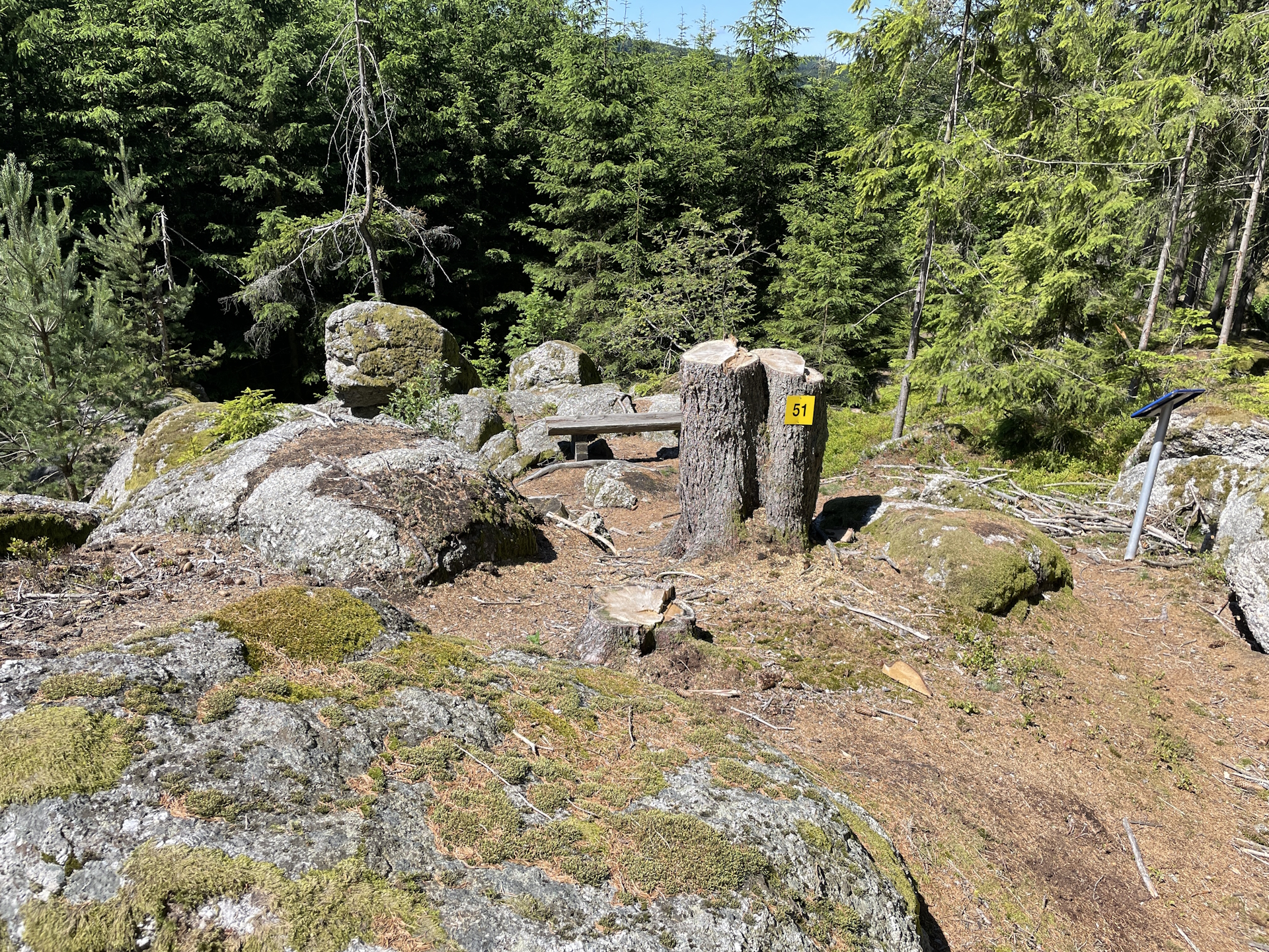 At the <i>Steinerne Rast</i>