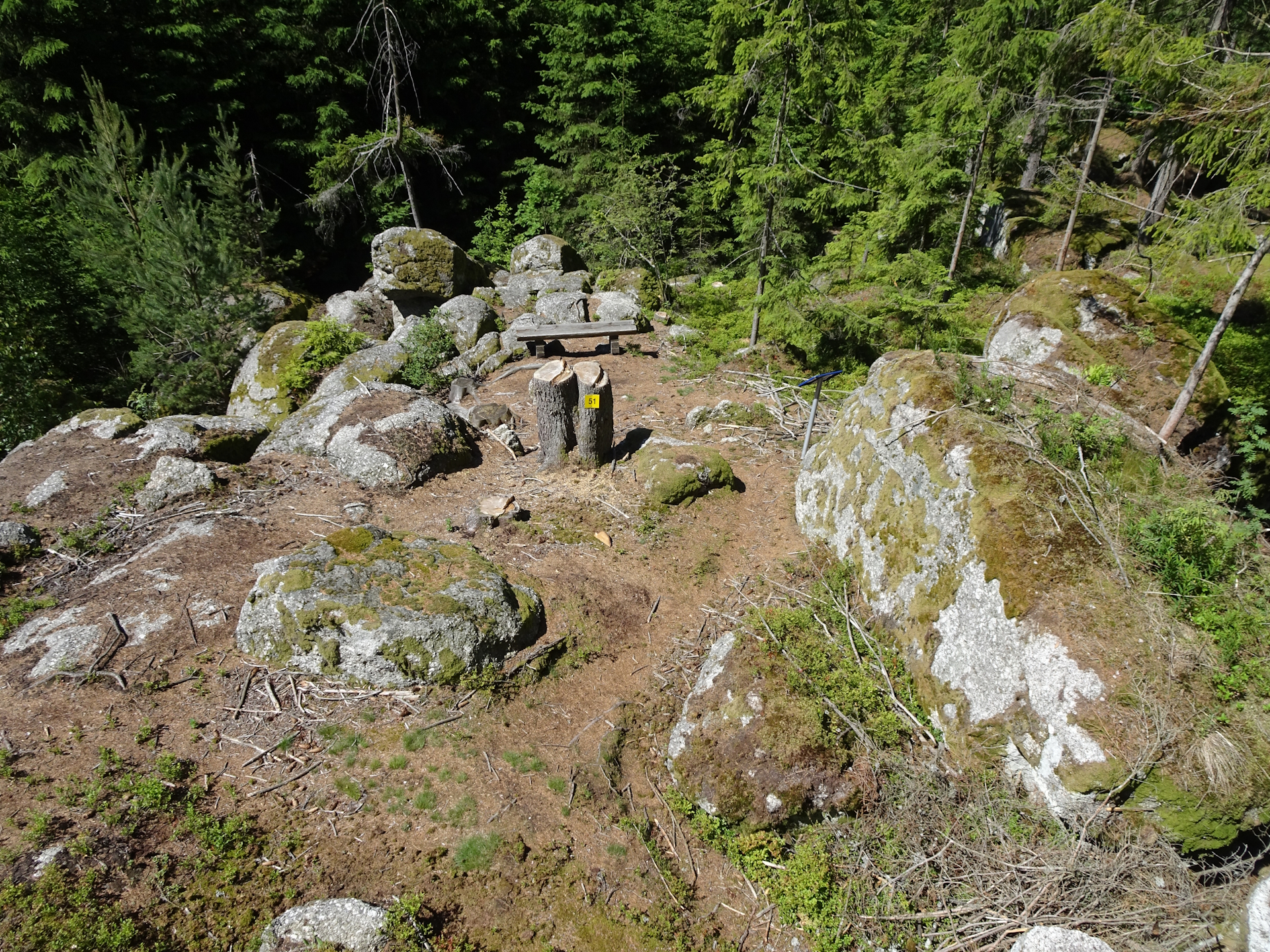 At the <i>Steinerne Rast</i>