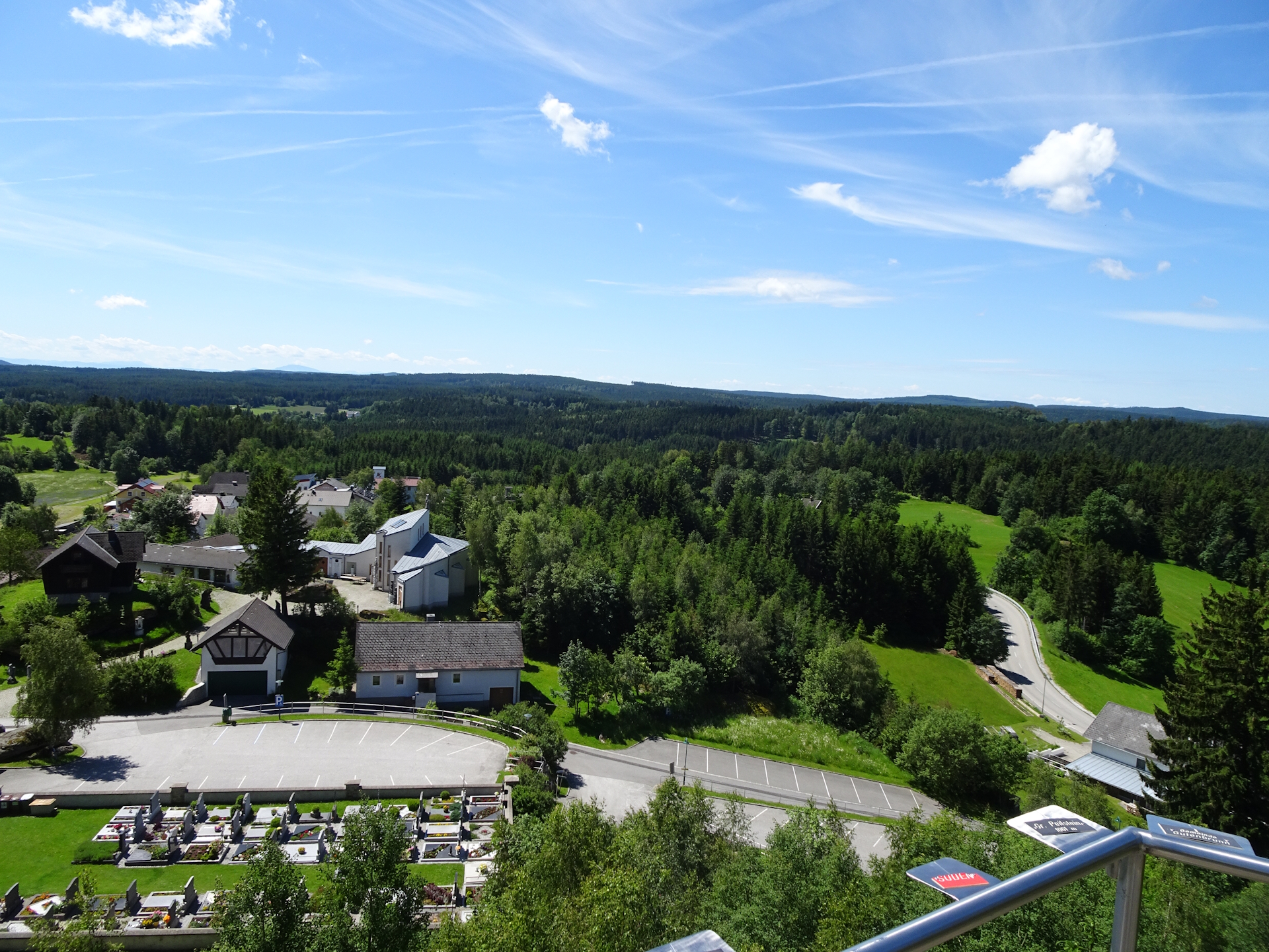 View from <i>Wachtstein</i> (the municipal office is in the back)