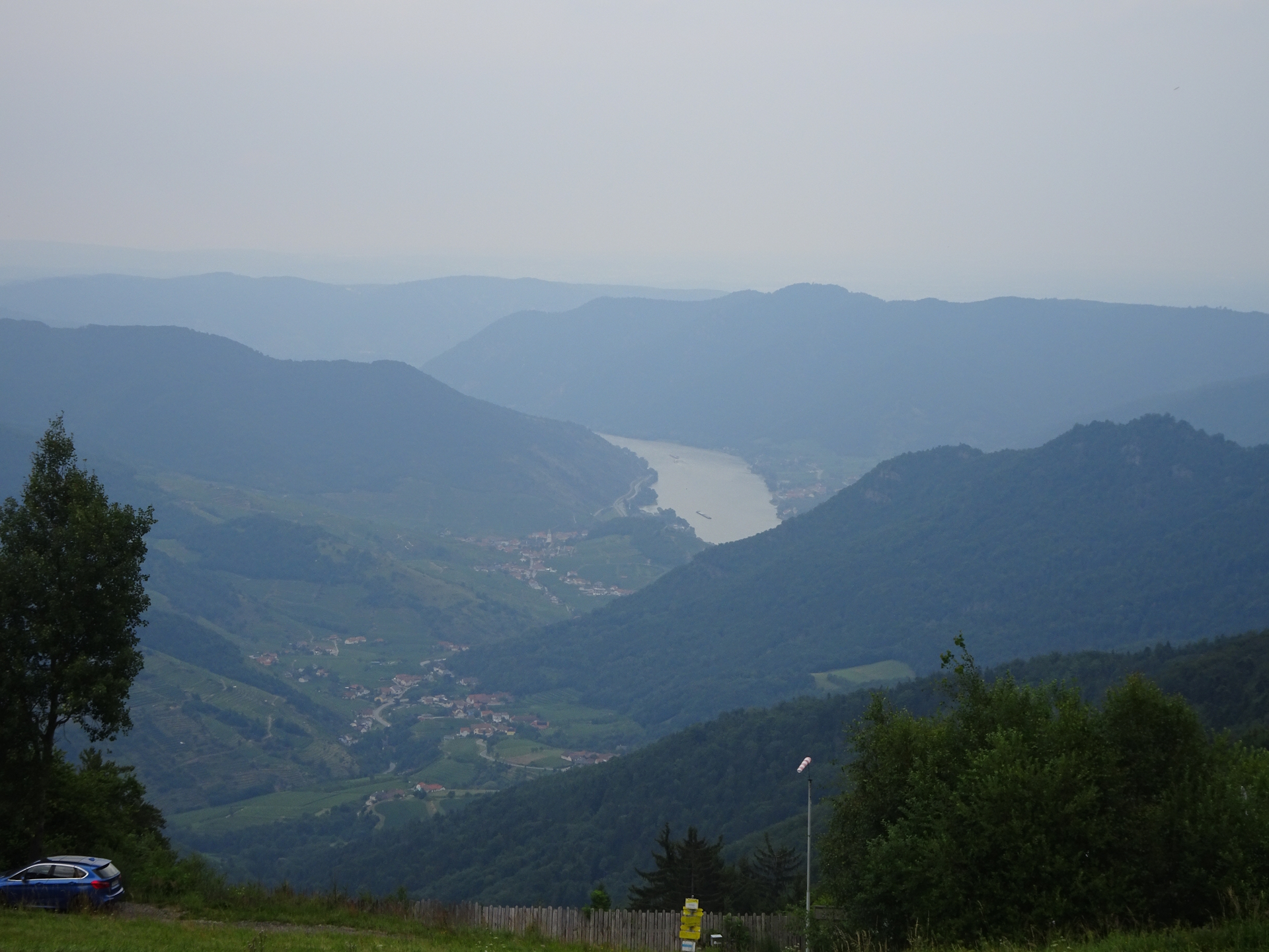 The <i>Danube</i> seen from the <i>Naturparkhaus</i>