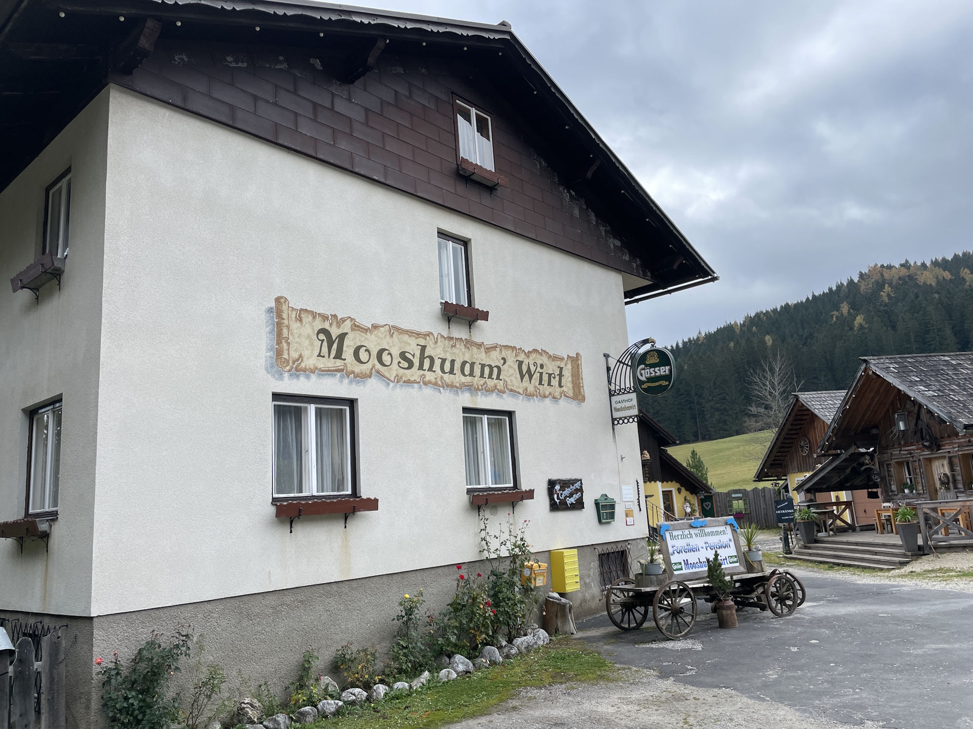 At the <i>Mooshuben Wirt</i> 8Checkpoint)