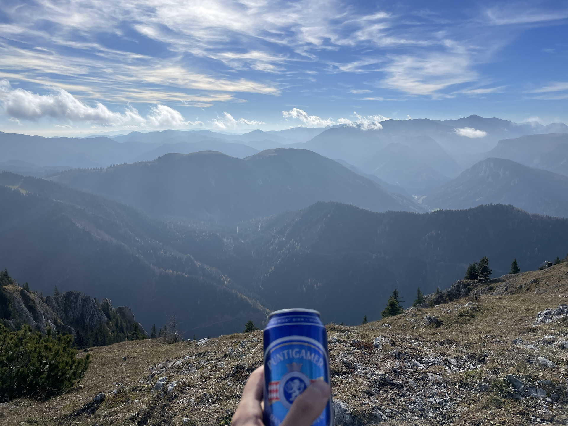 Enjoying the view from <i>Tonion</i>