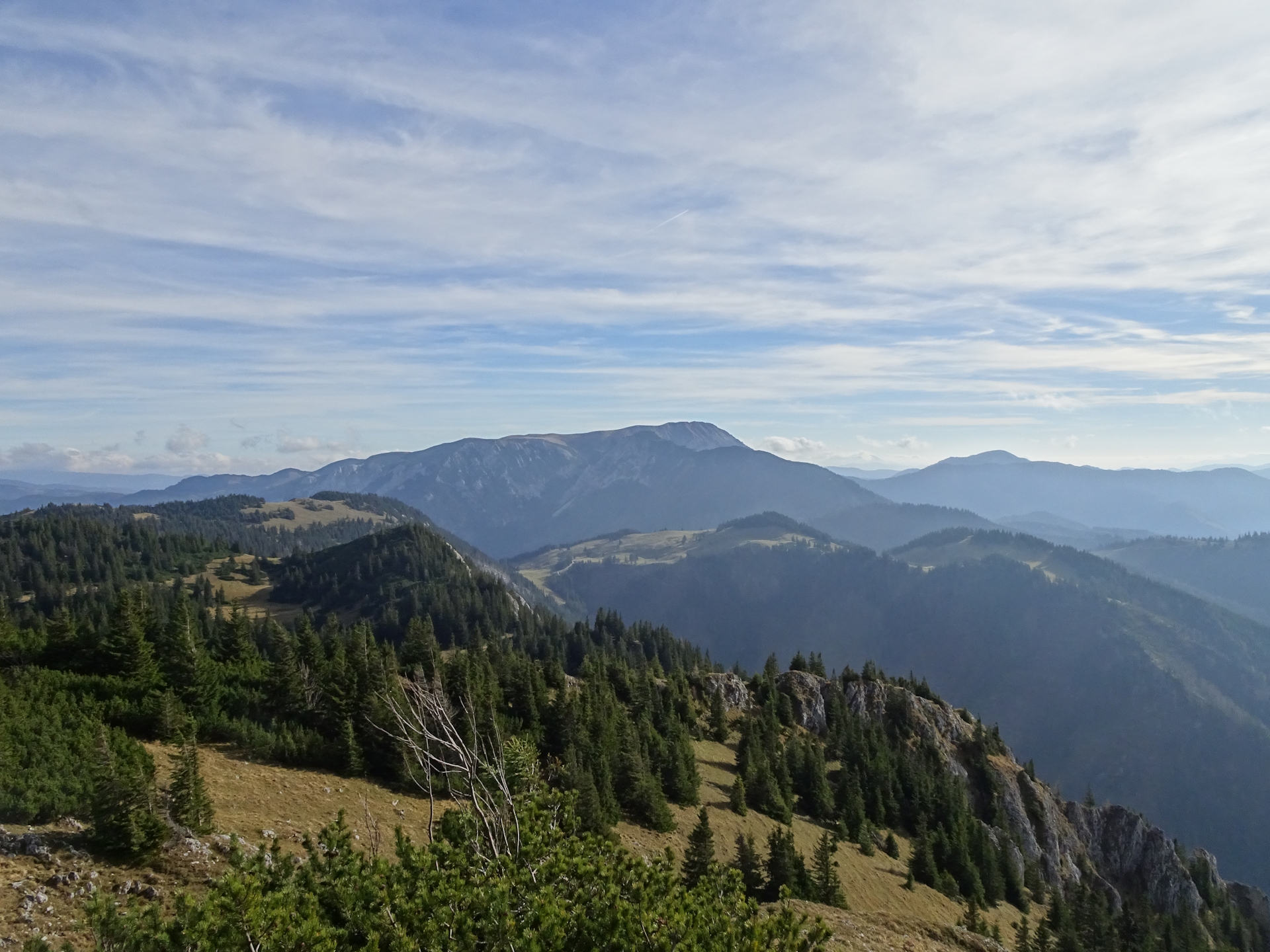 The <i>Hohe Veitsch</i> seen from <i>Tonion</i>