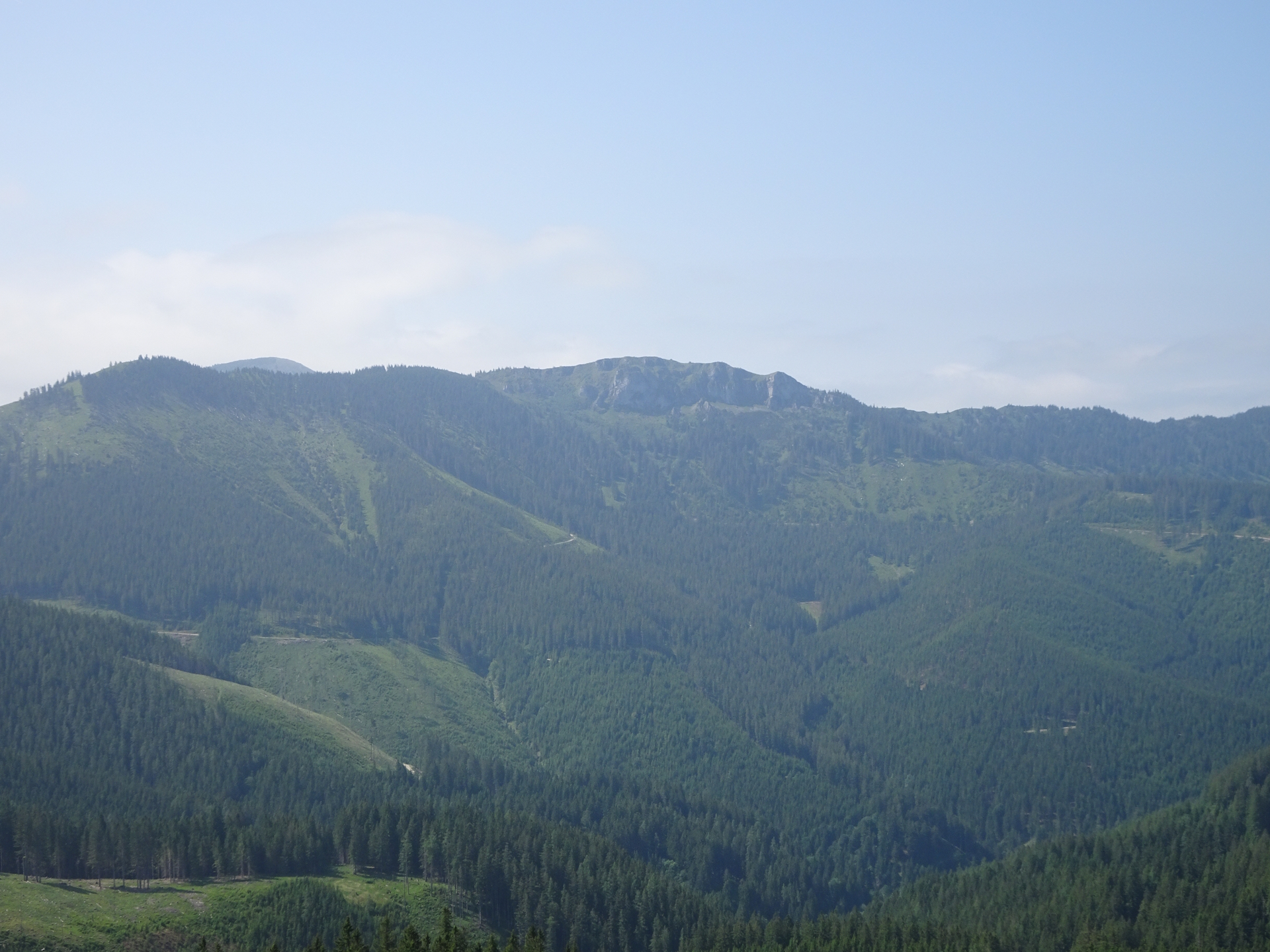 View from the trail up to <i>Hohe Veitsch</i>