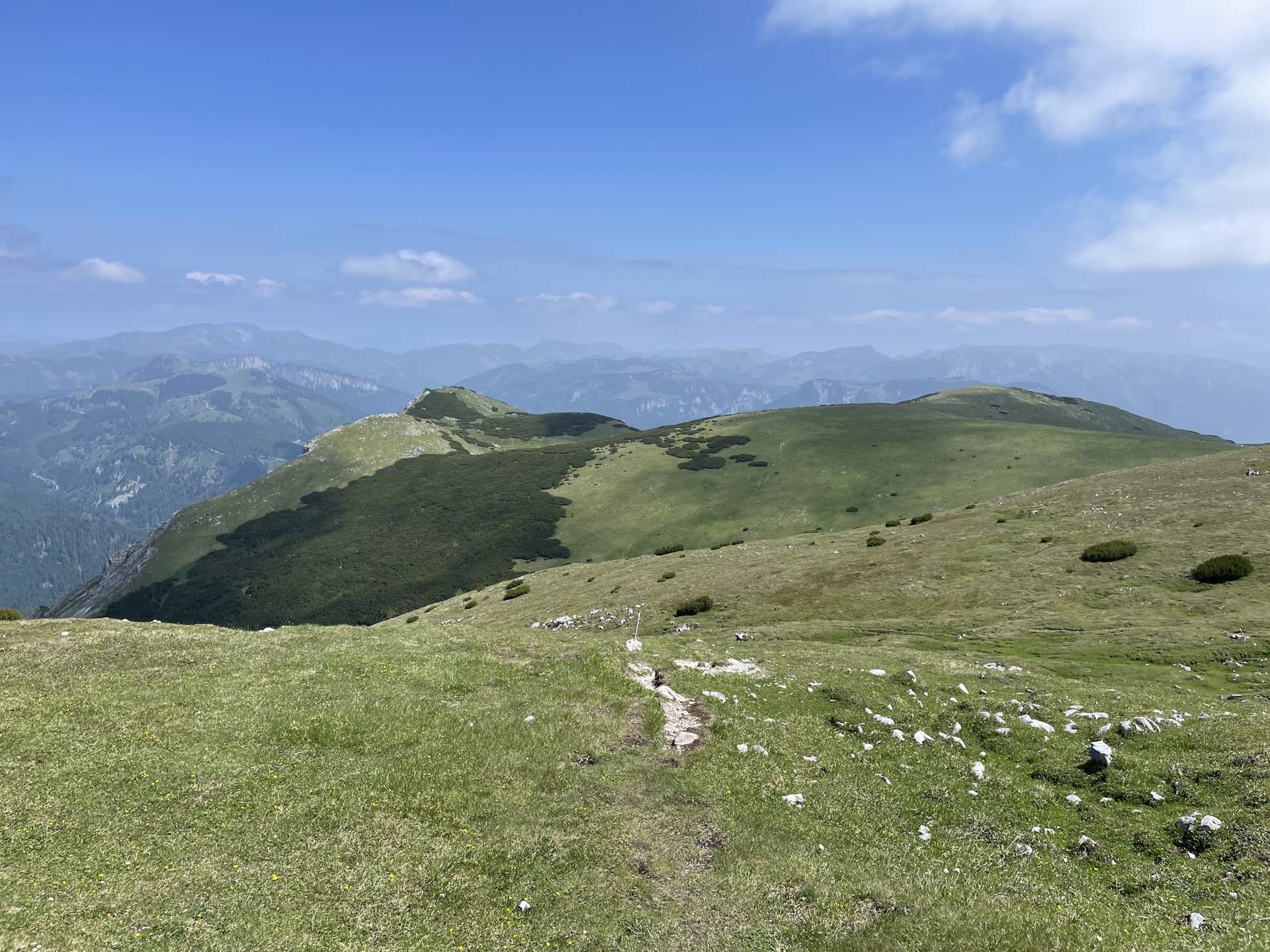 View from the plateau of <i>Hohe Veitsch</i>