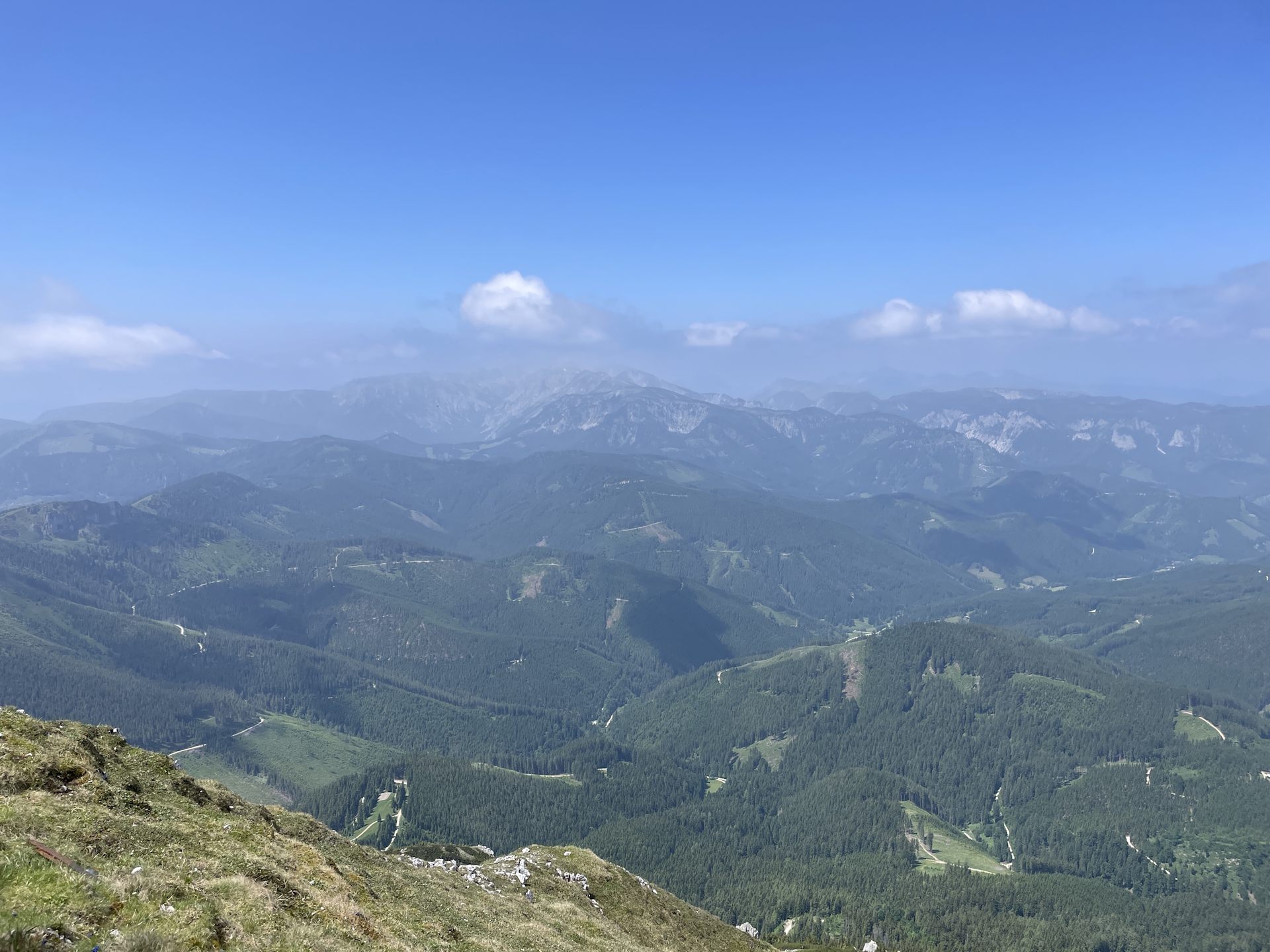 Amazing view from the <i>Hohe Veitsch</i> summit