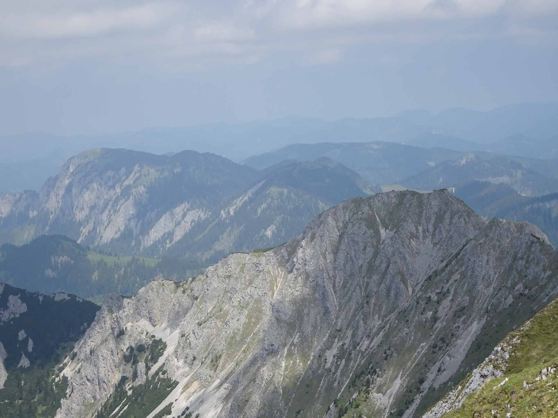 The <i>Wildkamm</i> seen from the <i>Hohe Veitsch</i> summit